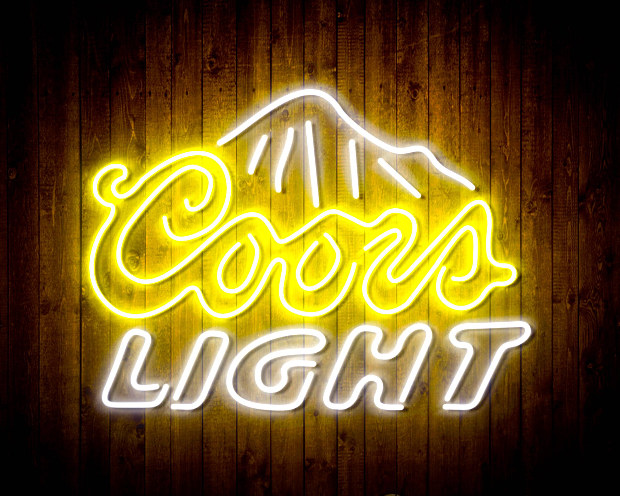 Coors Light Bar Handmade Neon Flex LED Sign