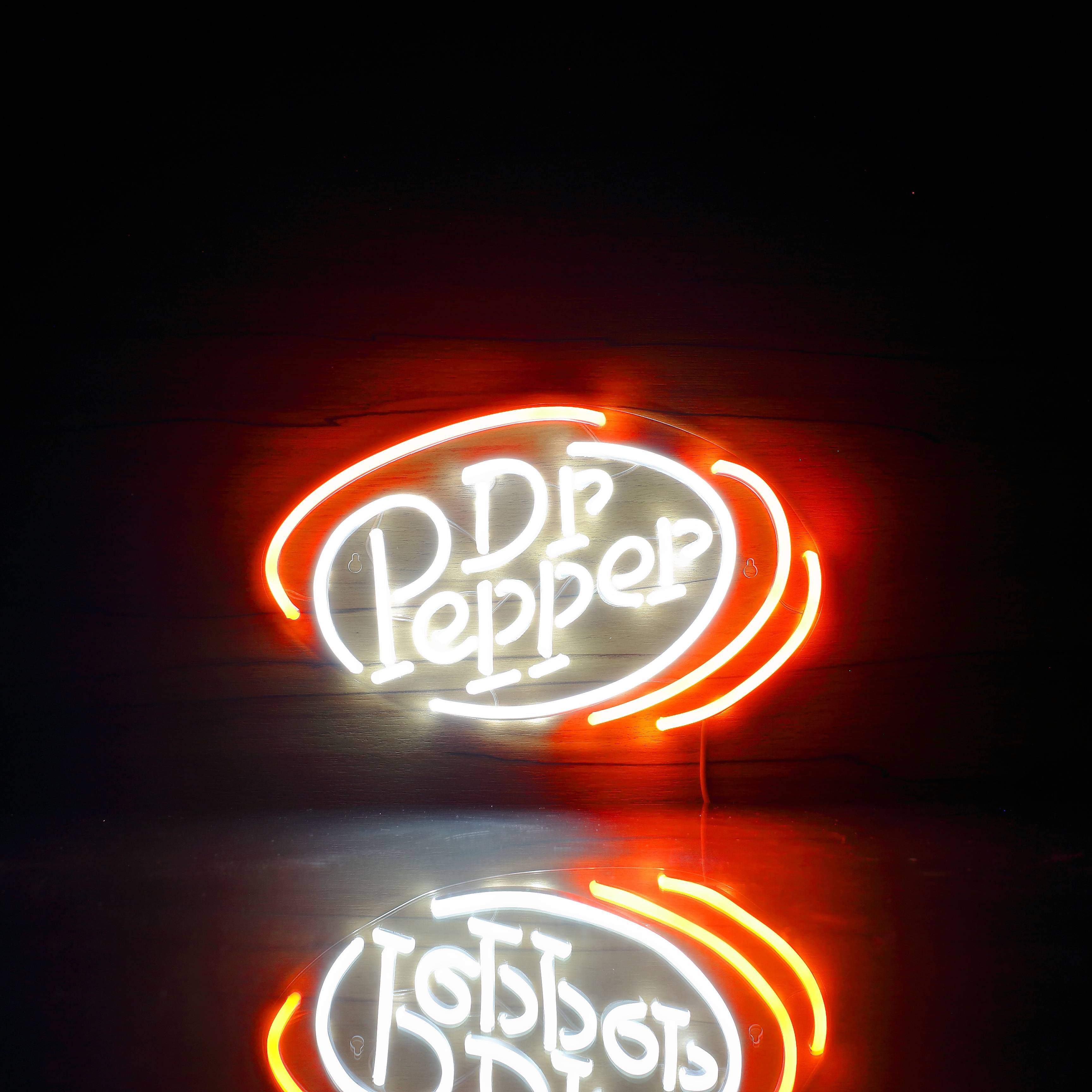 Dr Pepper 3 Handmade Neon Flex LED Sign
