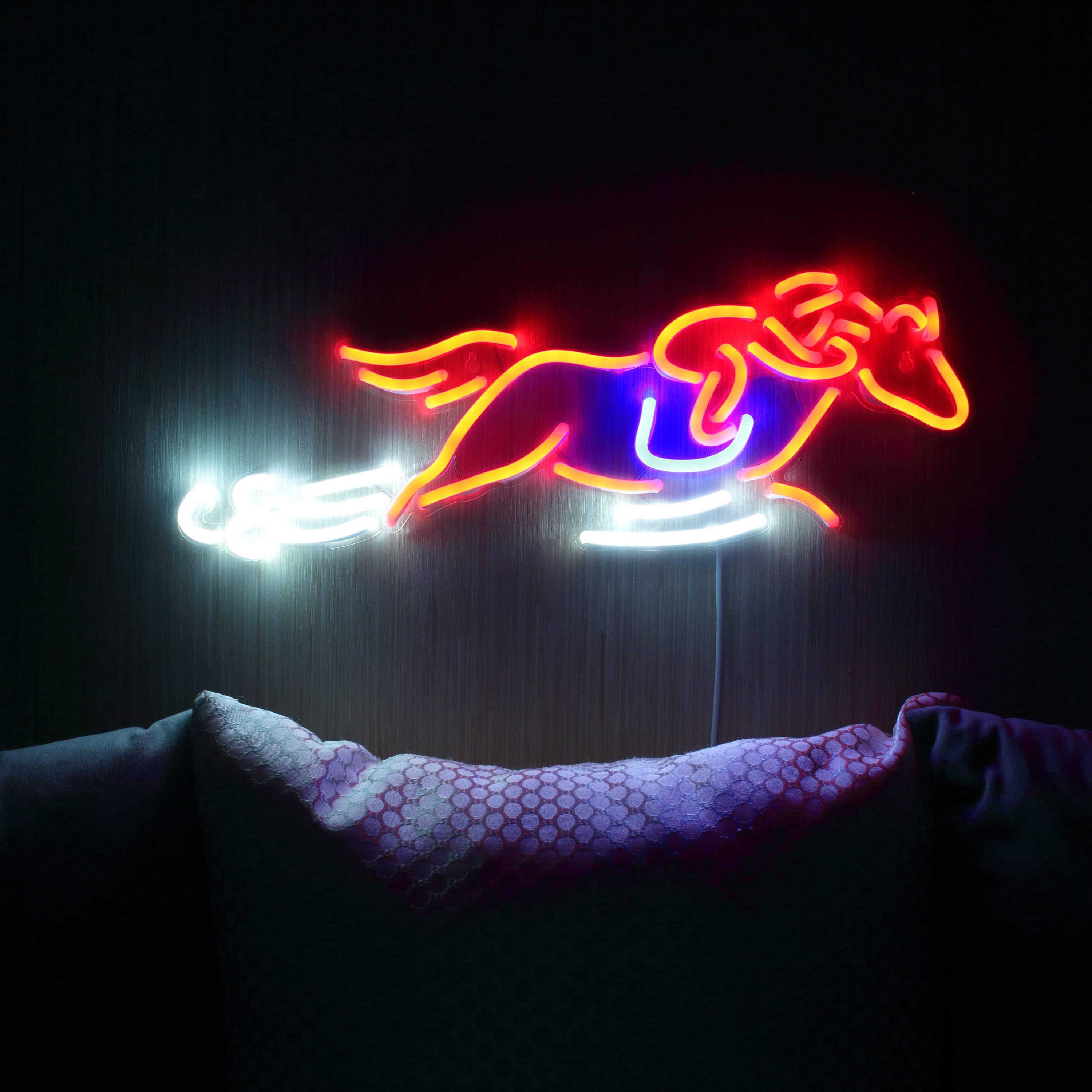 Running Horse Bud Light Large Flex Neon LED Sign