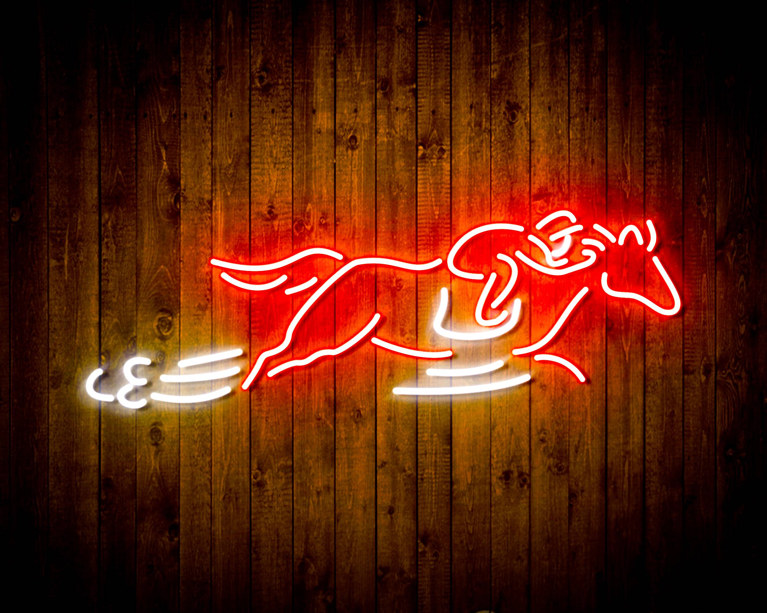 Bud light Running Horse Handmade Neon Flex LED Sign