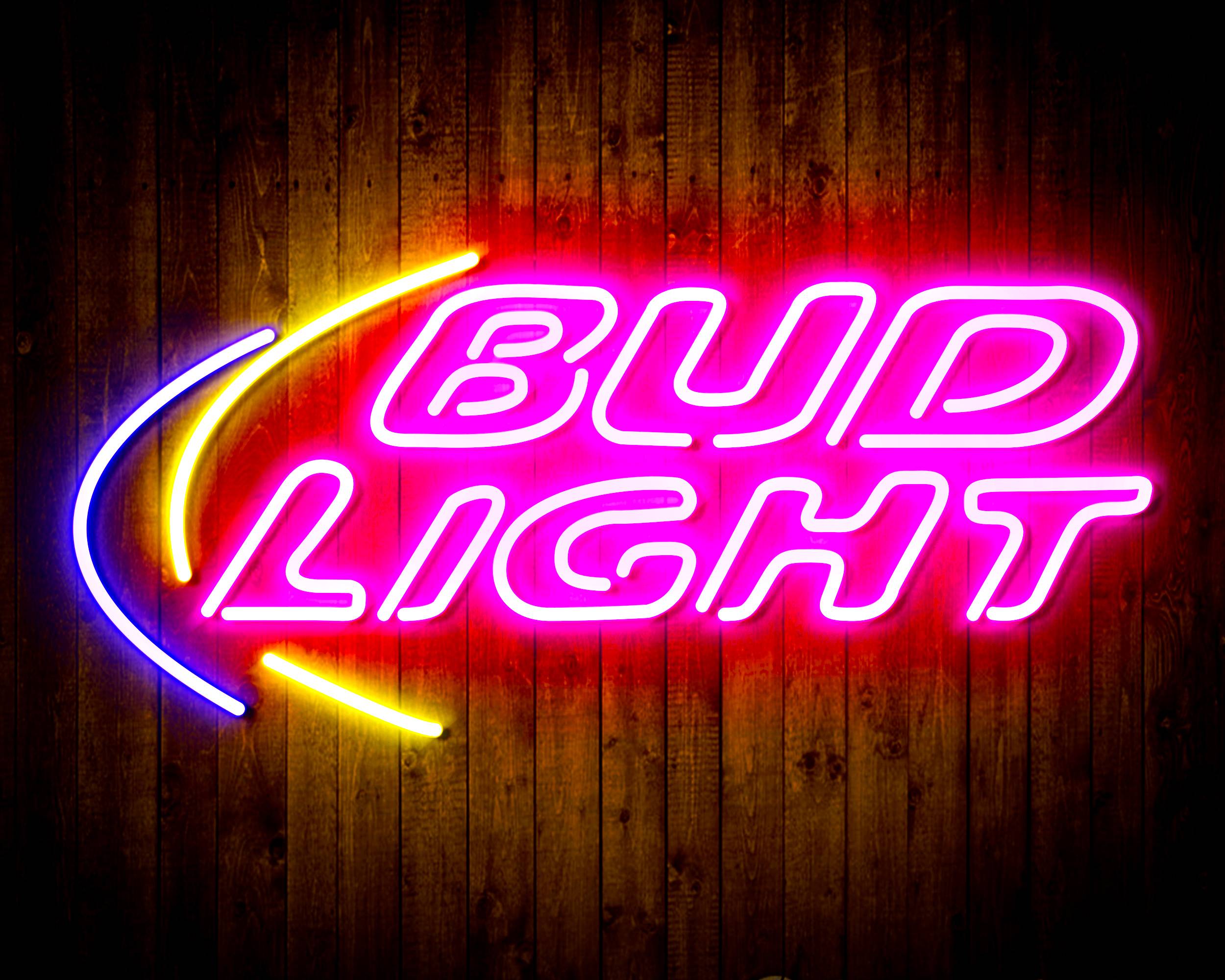 Bud Light Pub Bar Handmade Neon Flex LED Sign