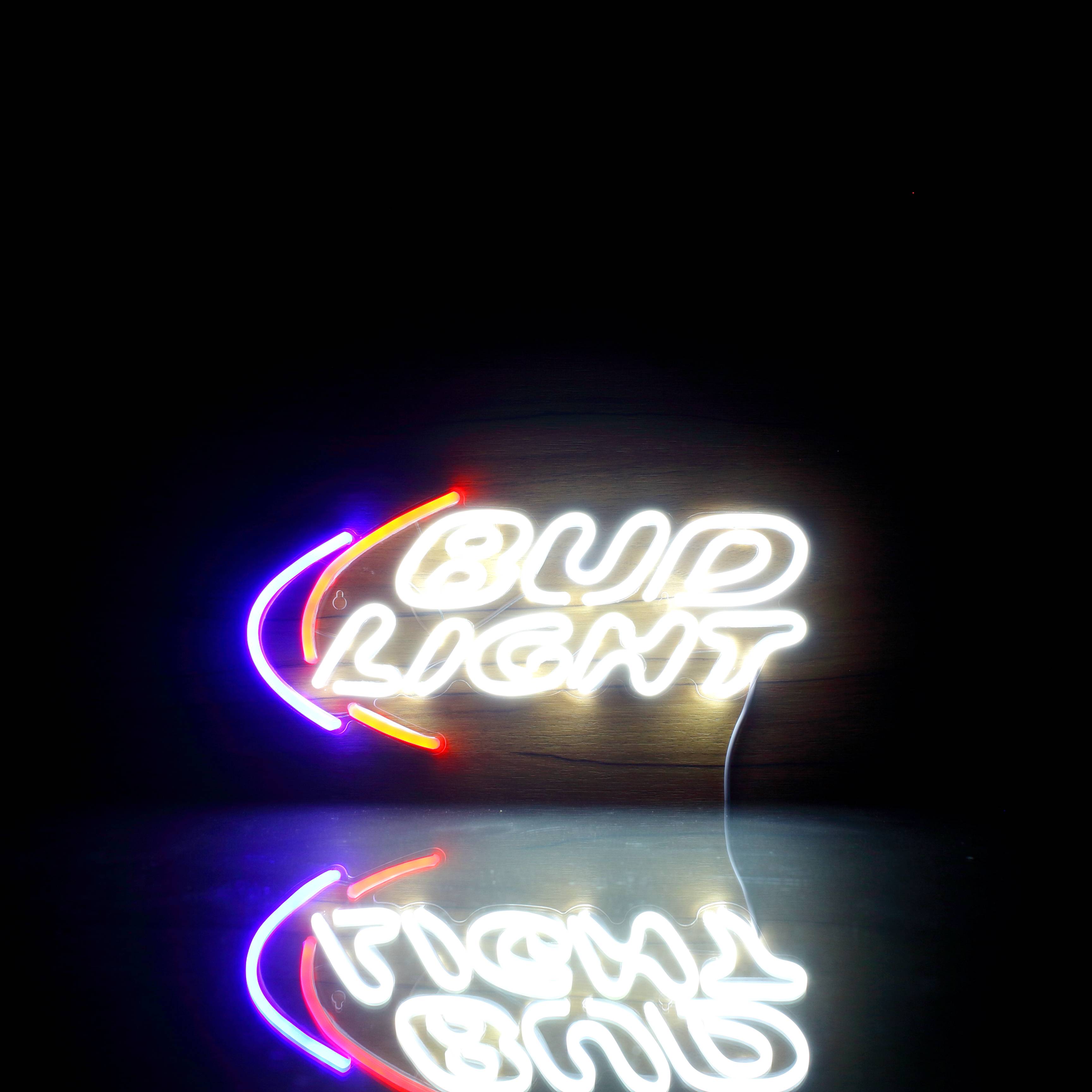 Bud Light 2 Handmade Neon Flex LED Sign