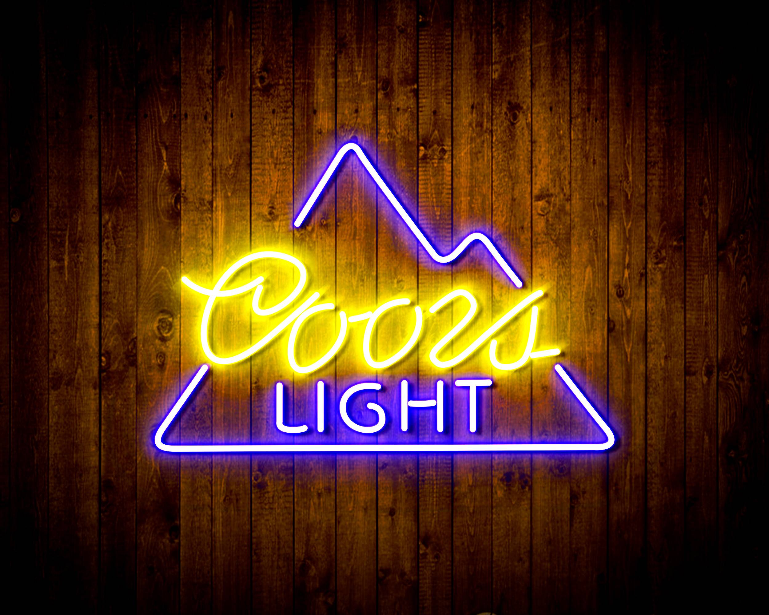 Coors Light Bar Handmade Neon Flex LED Sign
