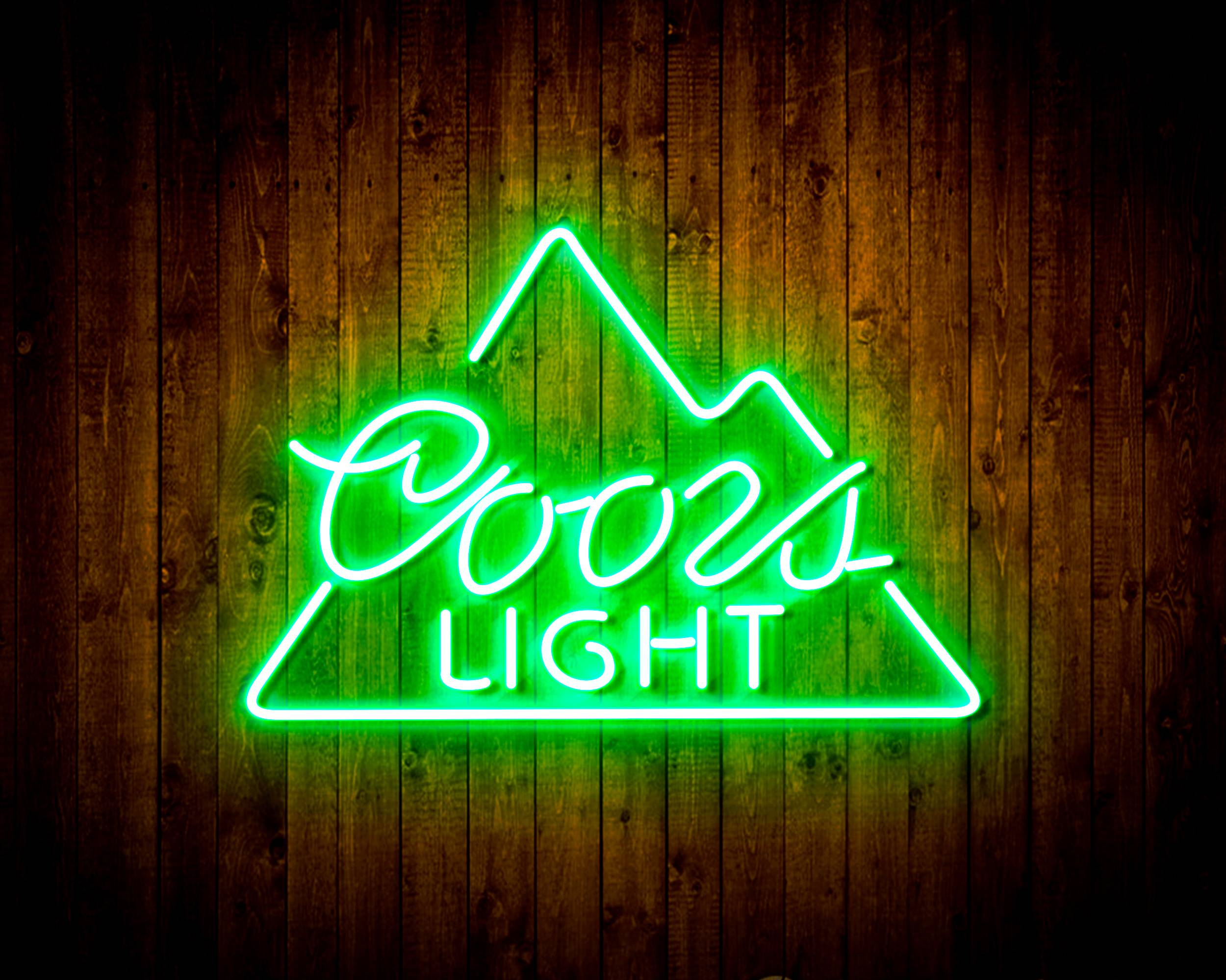 Coors Light Bar Handmade Neon Flex LED Sign