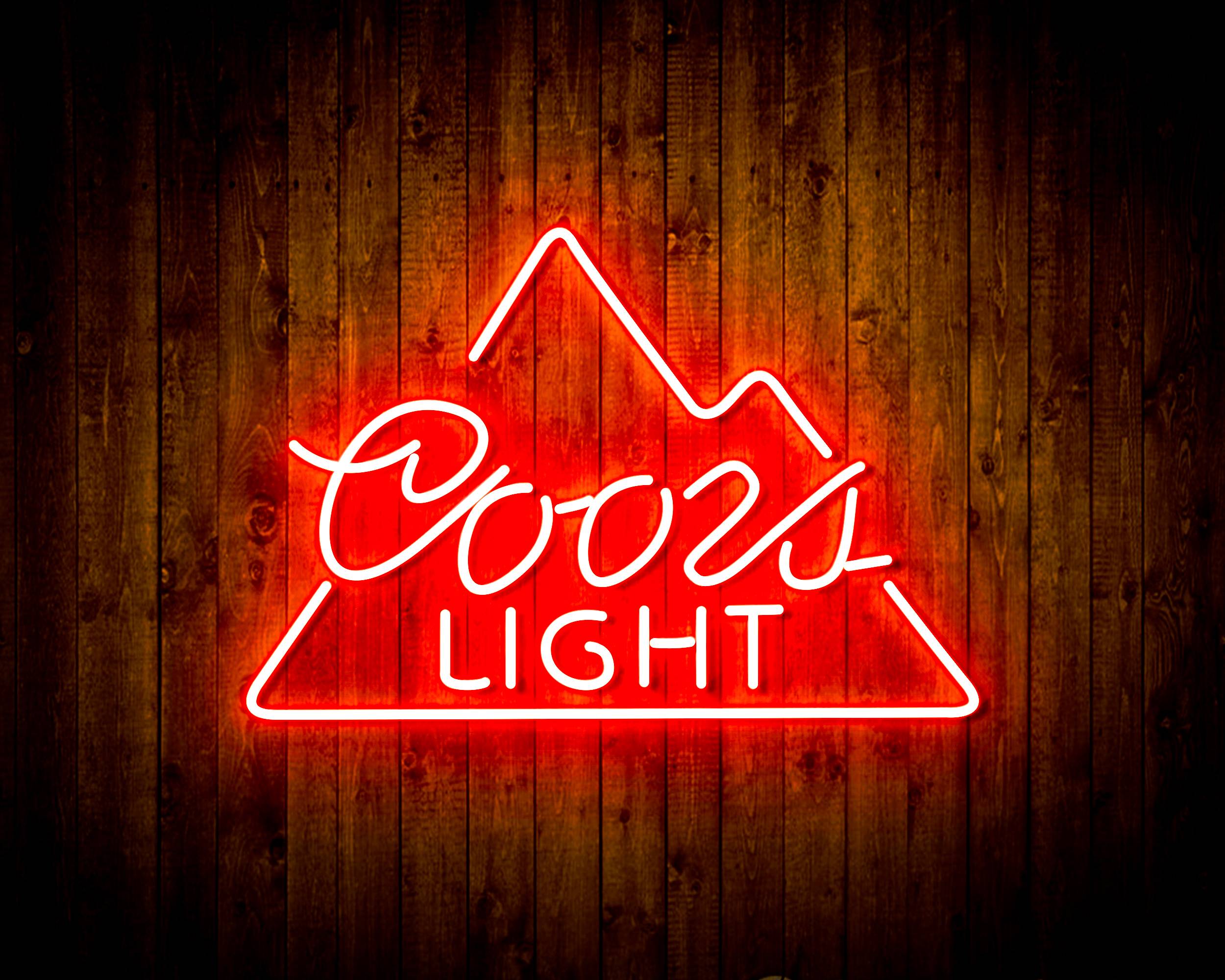 Coors Light Bar Handmade Neon Flex LED Sign