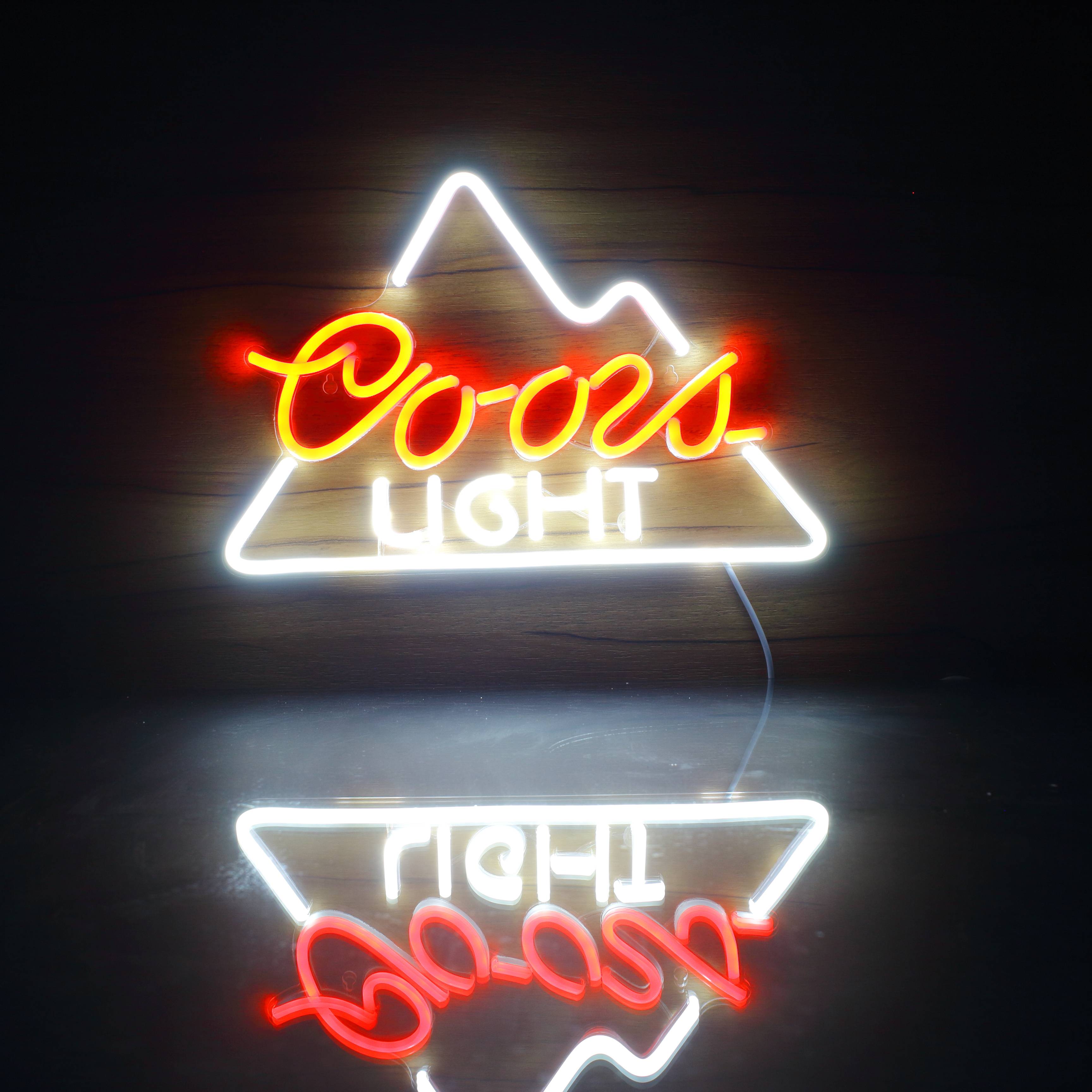 Coors Light 3 Handmade Neon Flex LED Sign