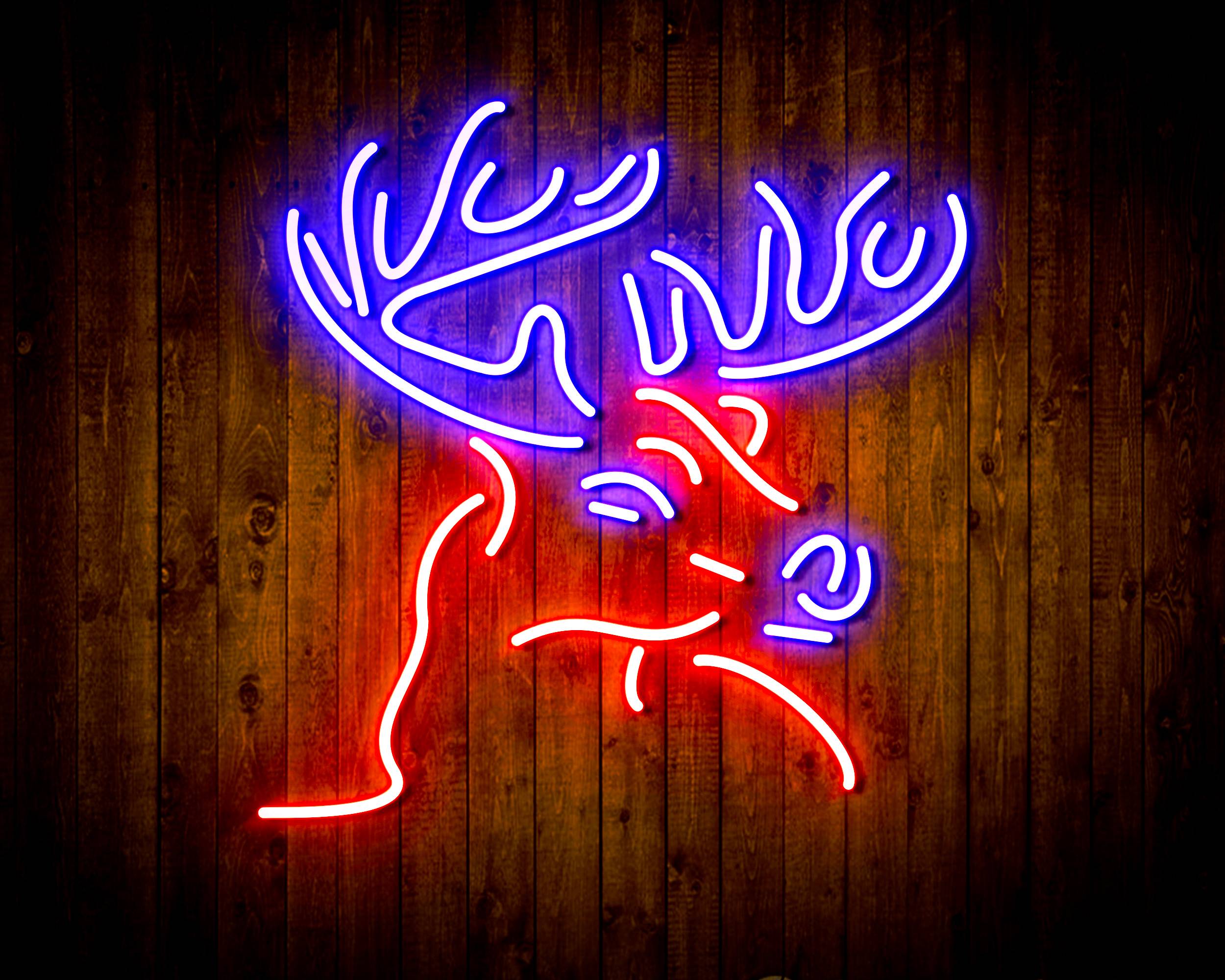 Busch Light Deer Bar Neon Flex LED Sign