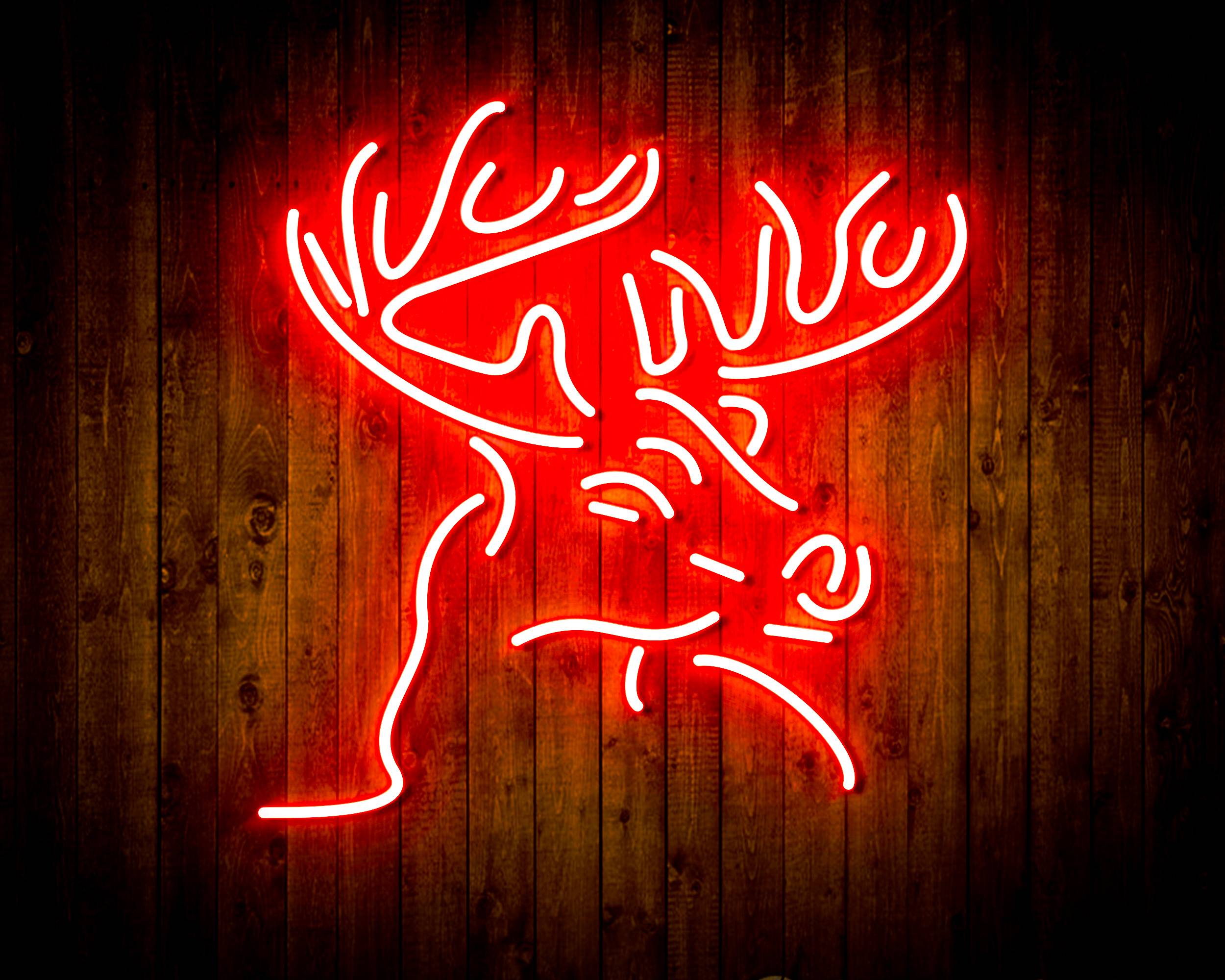 Busch Light Deer Bar Neon Flex LED Sign