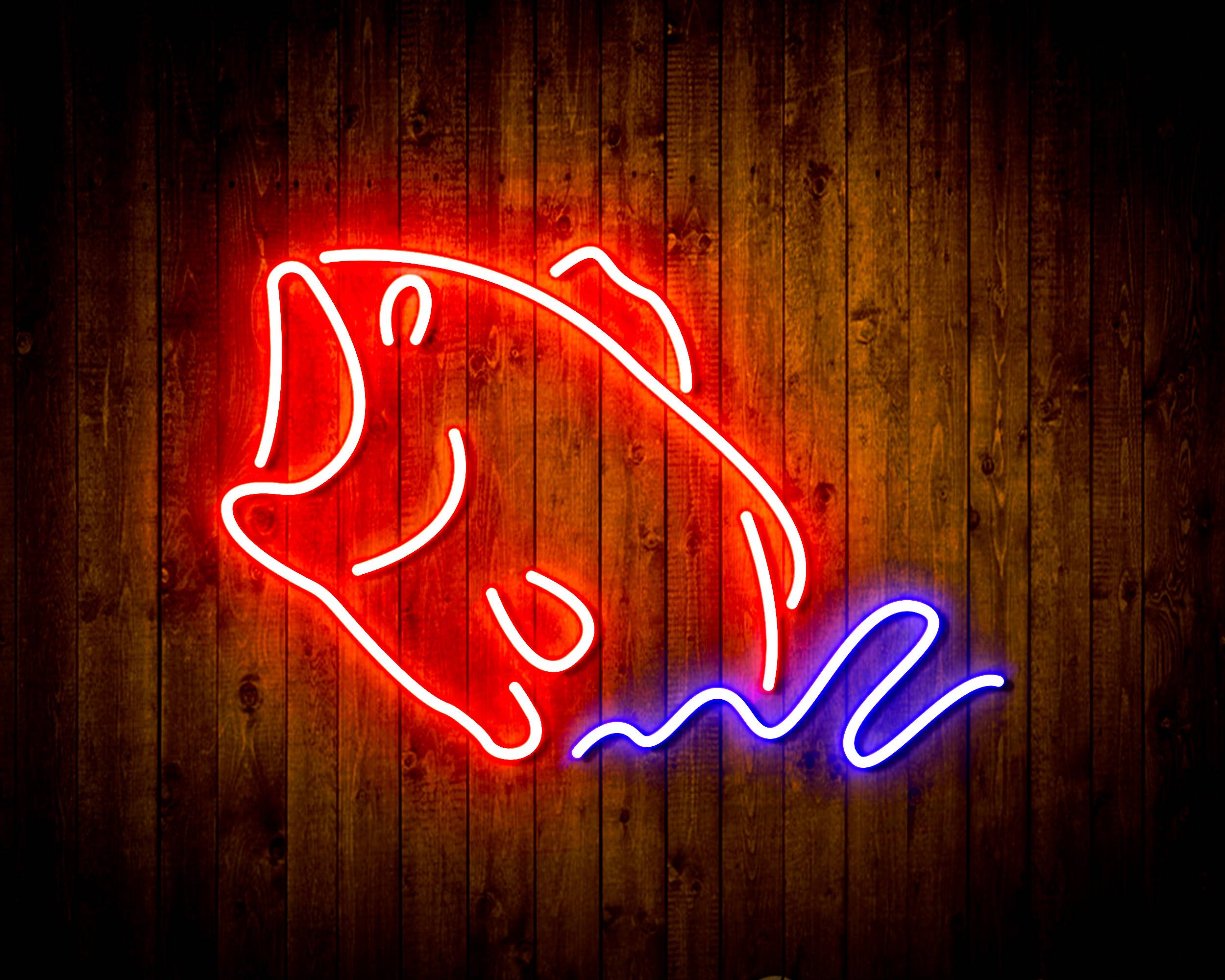 Fish for Busch Handmade Neon Flex LED Sign
