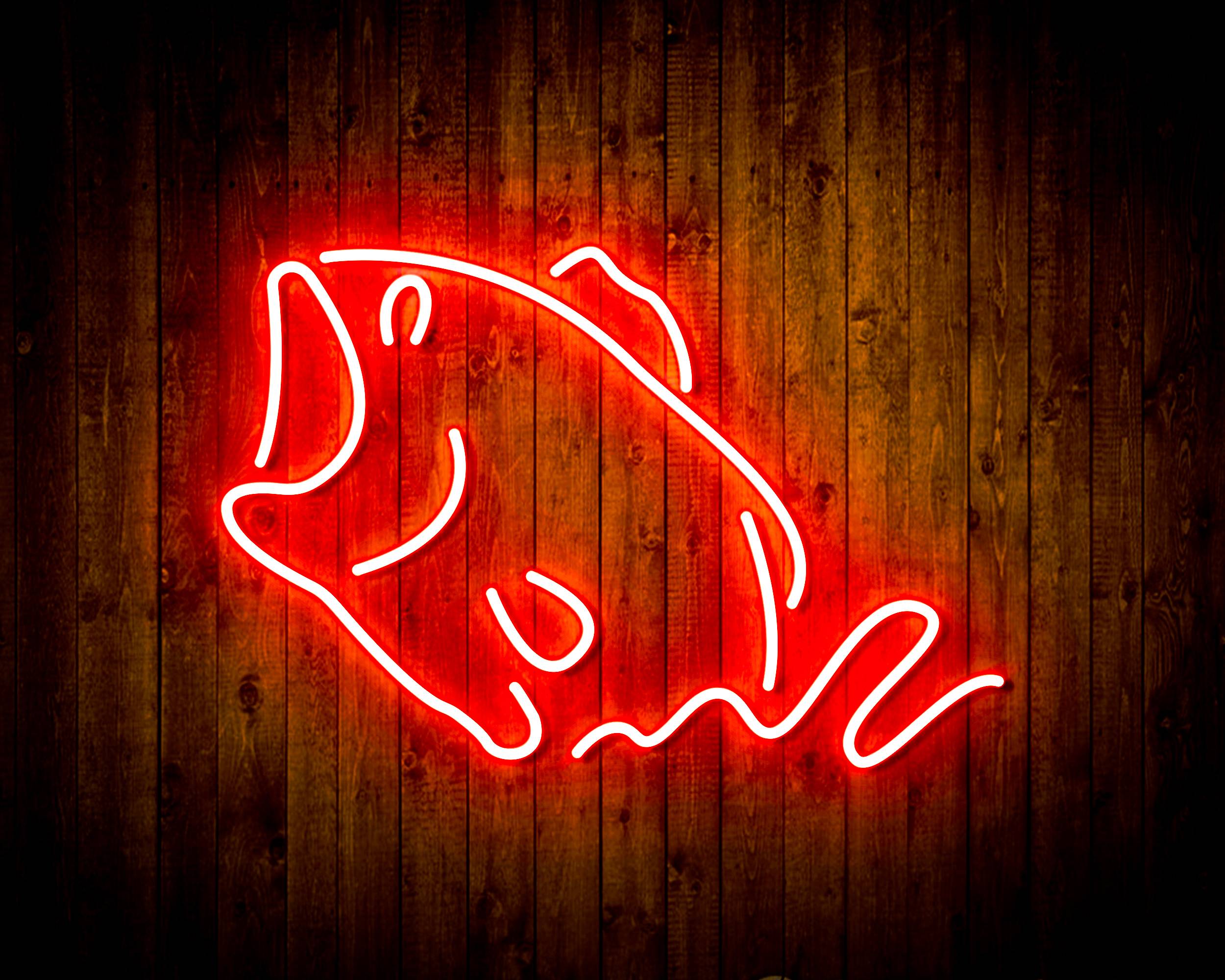 Fish for Busch Handmade Neon Flex LED Sign