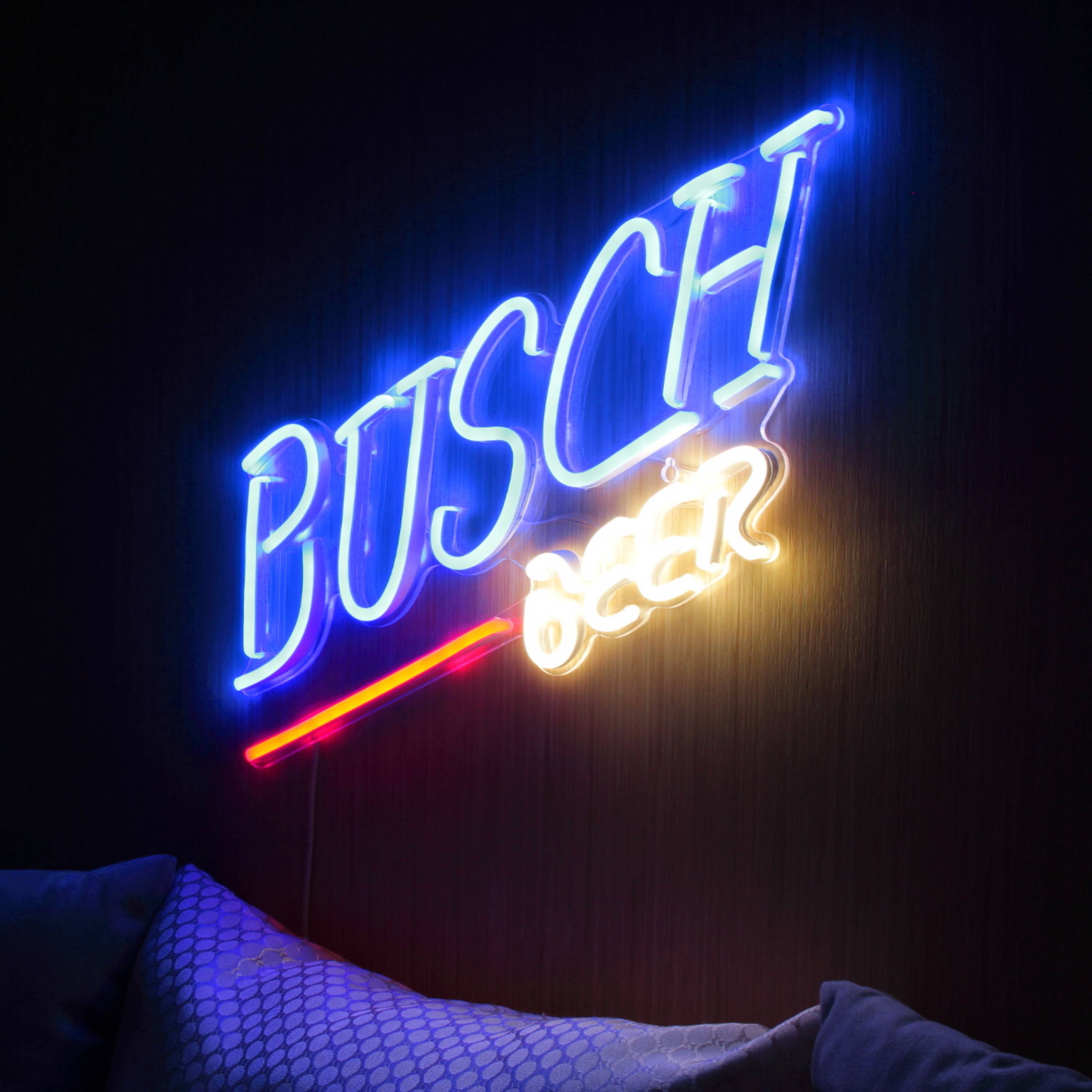 Busch Beer Large Flex Neon LED Sign