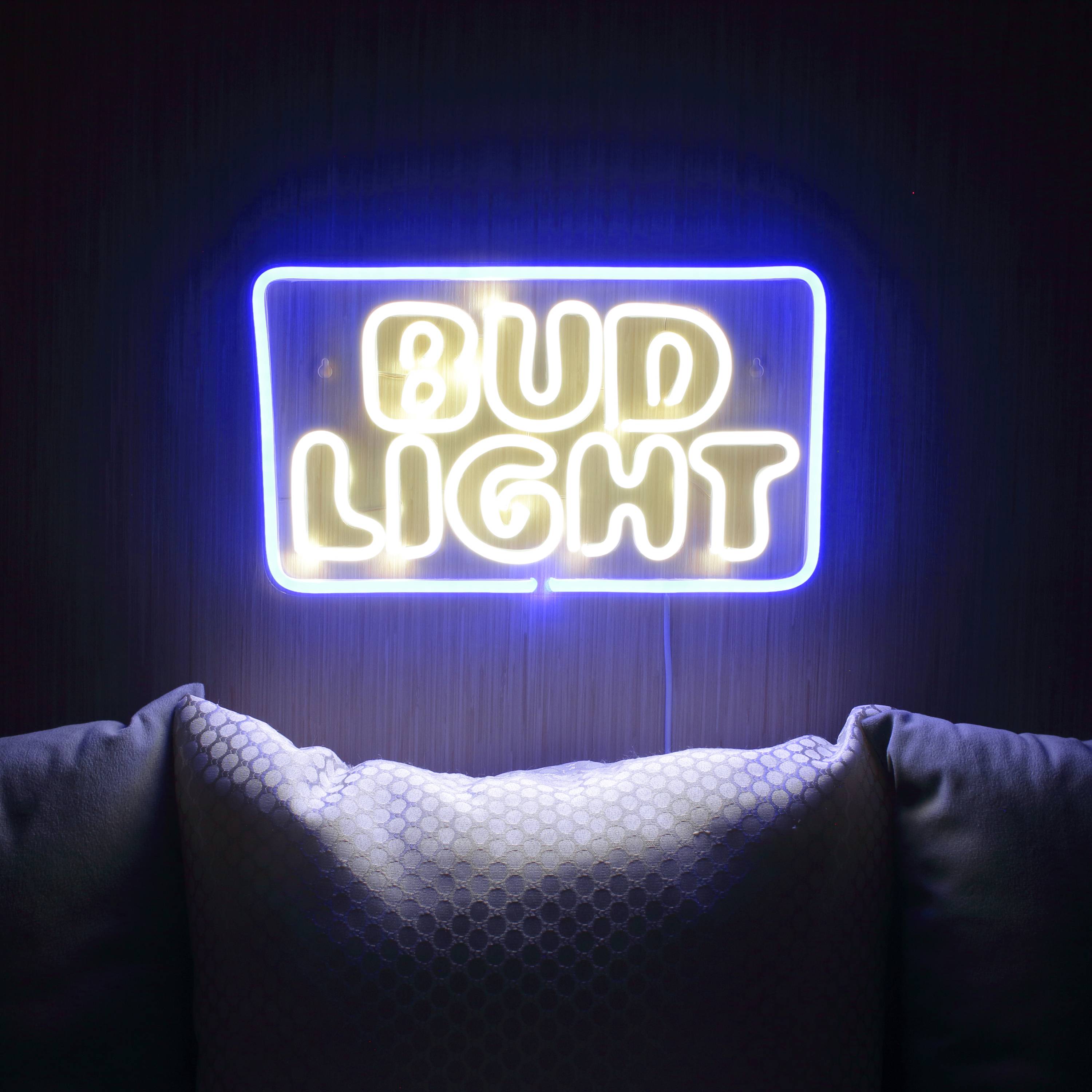 Bud Light Large Flex Neon LED Sign