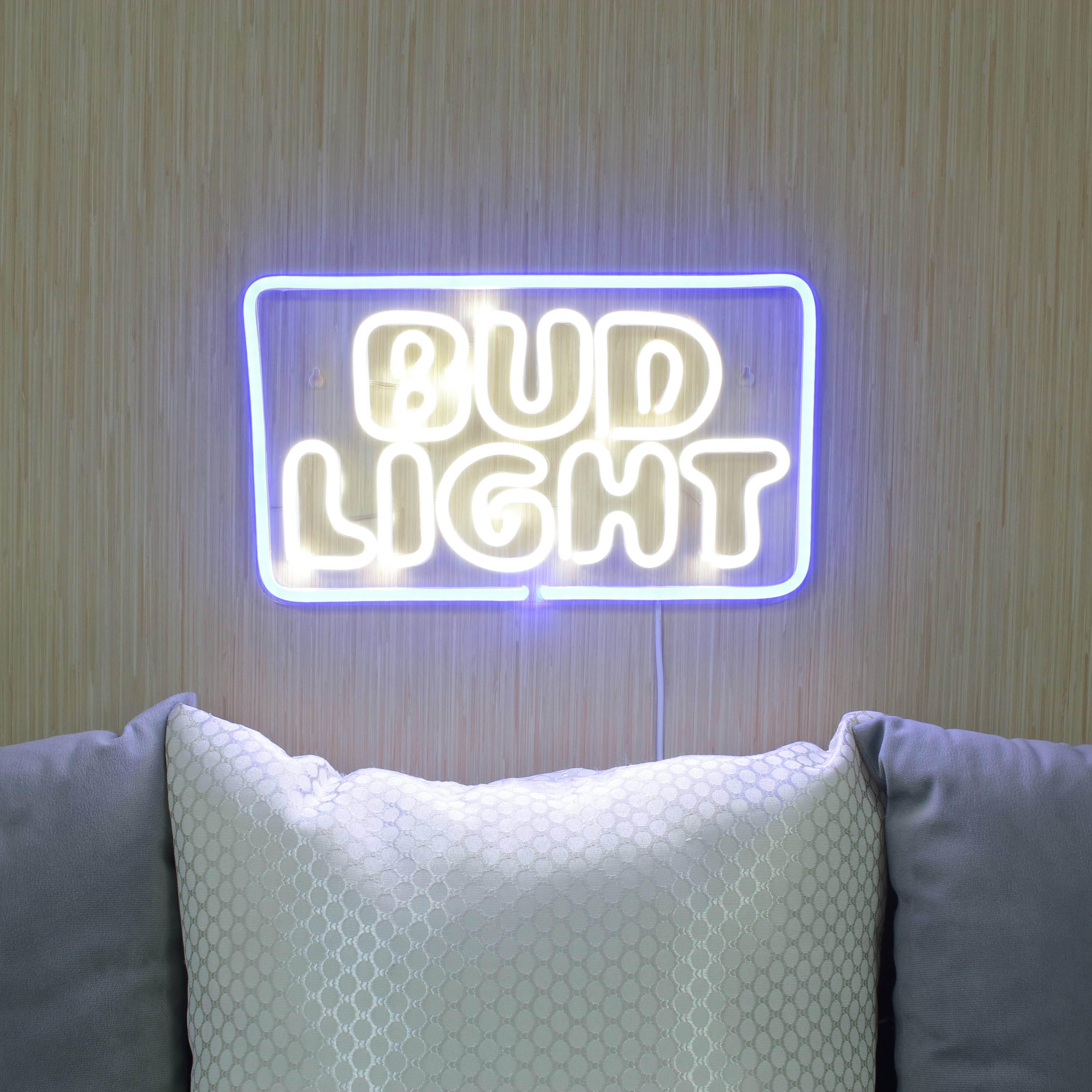 Bud Light Large Flex Neon LED Sign