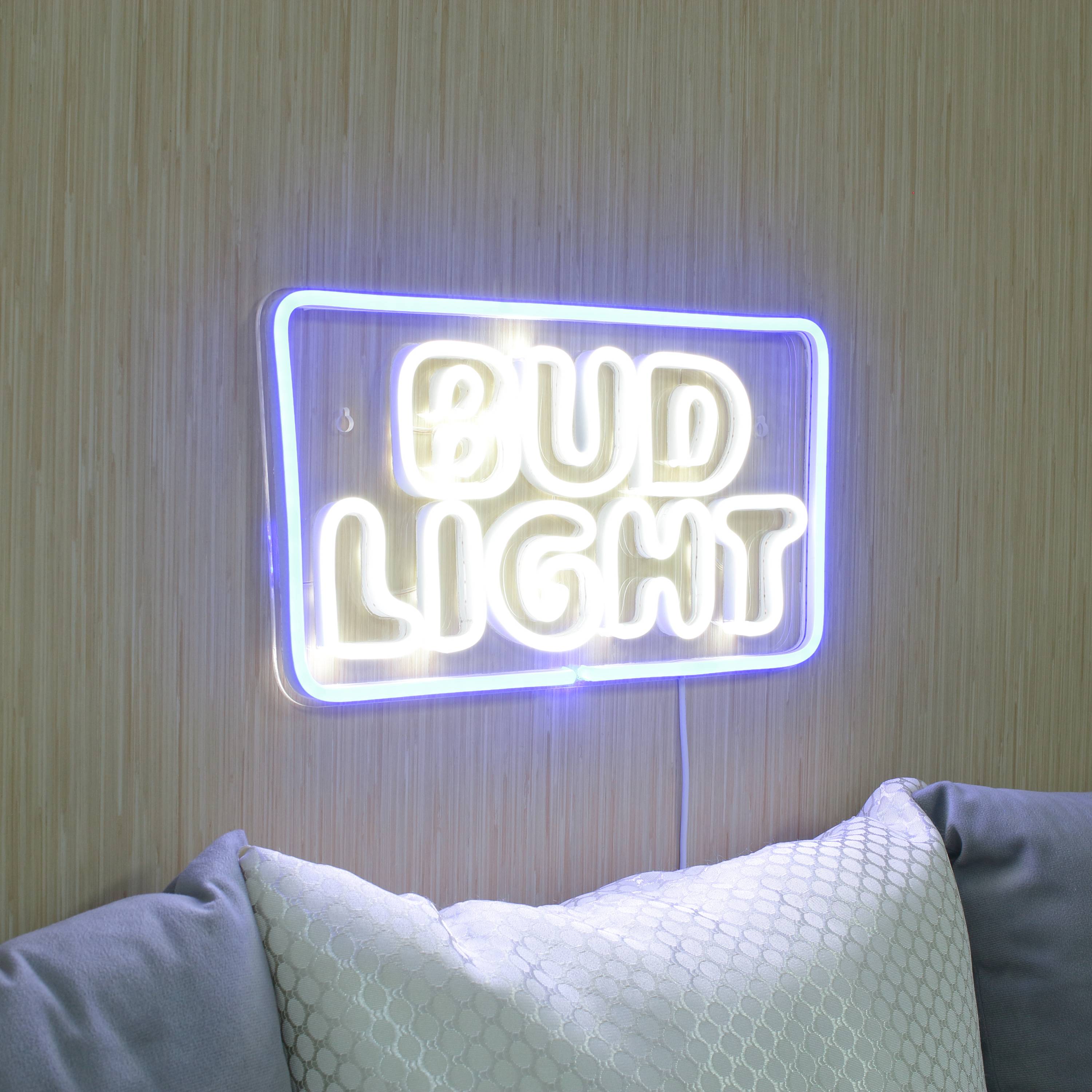 Bud Light Large Flex Neon LED Sign