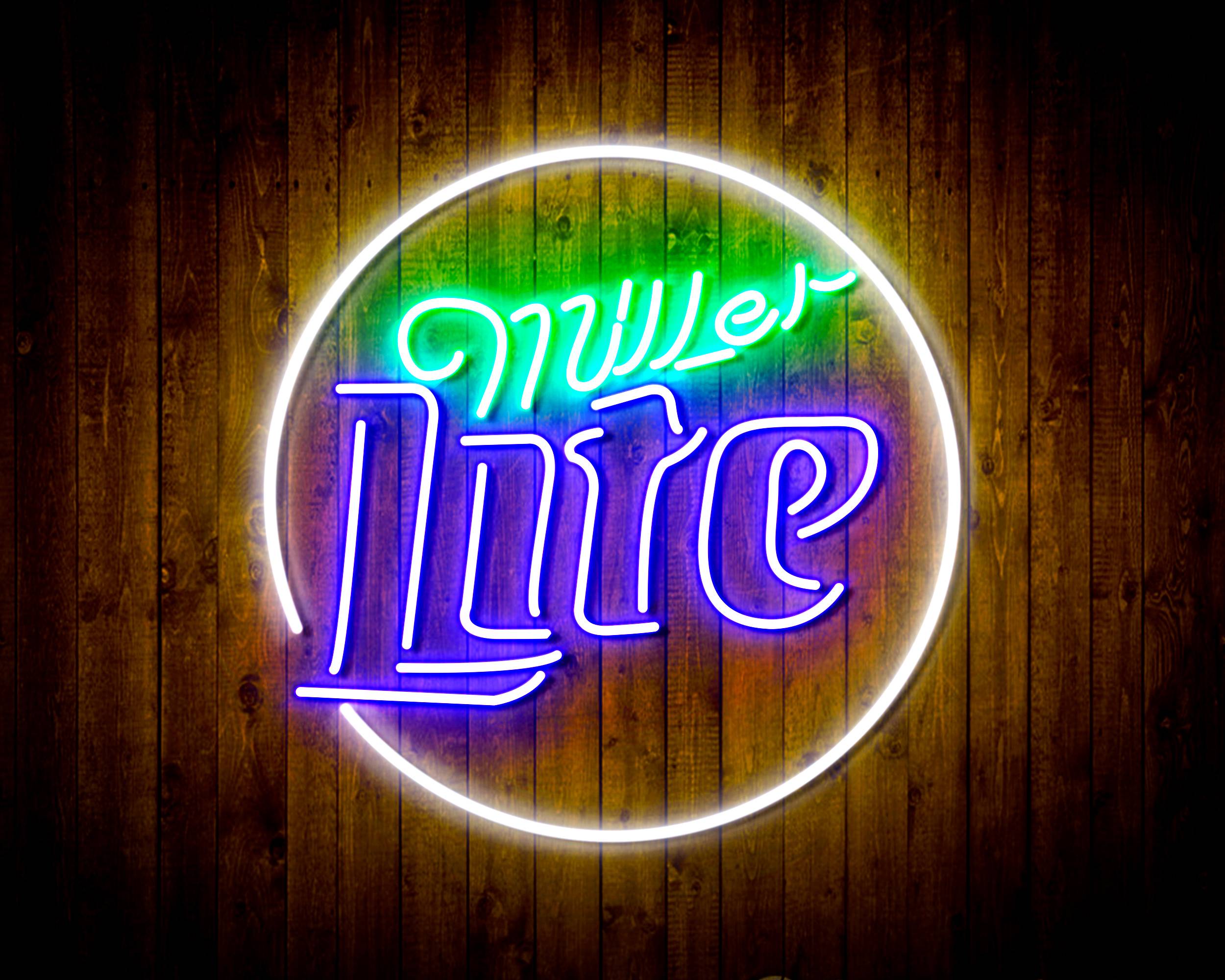 Miller Lite Handmade Neon Flex LED Sign