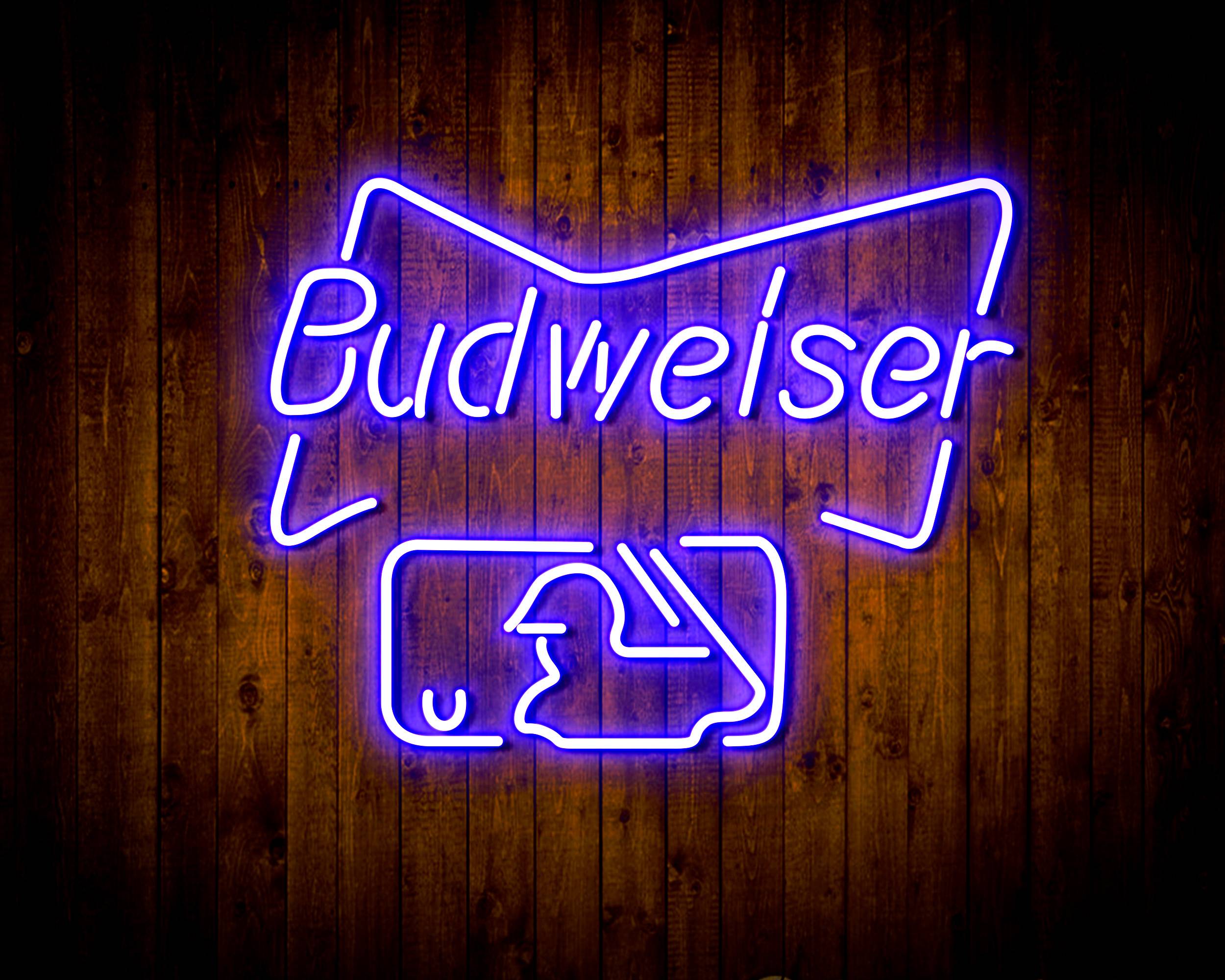 Budweiser Baseball Handmade Neon Flex LED Sign