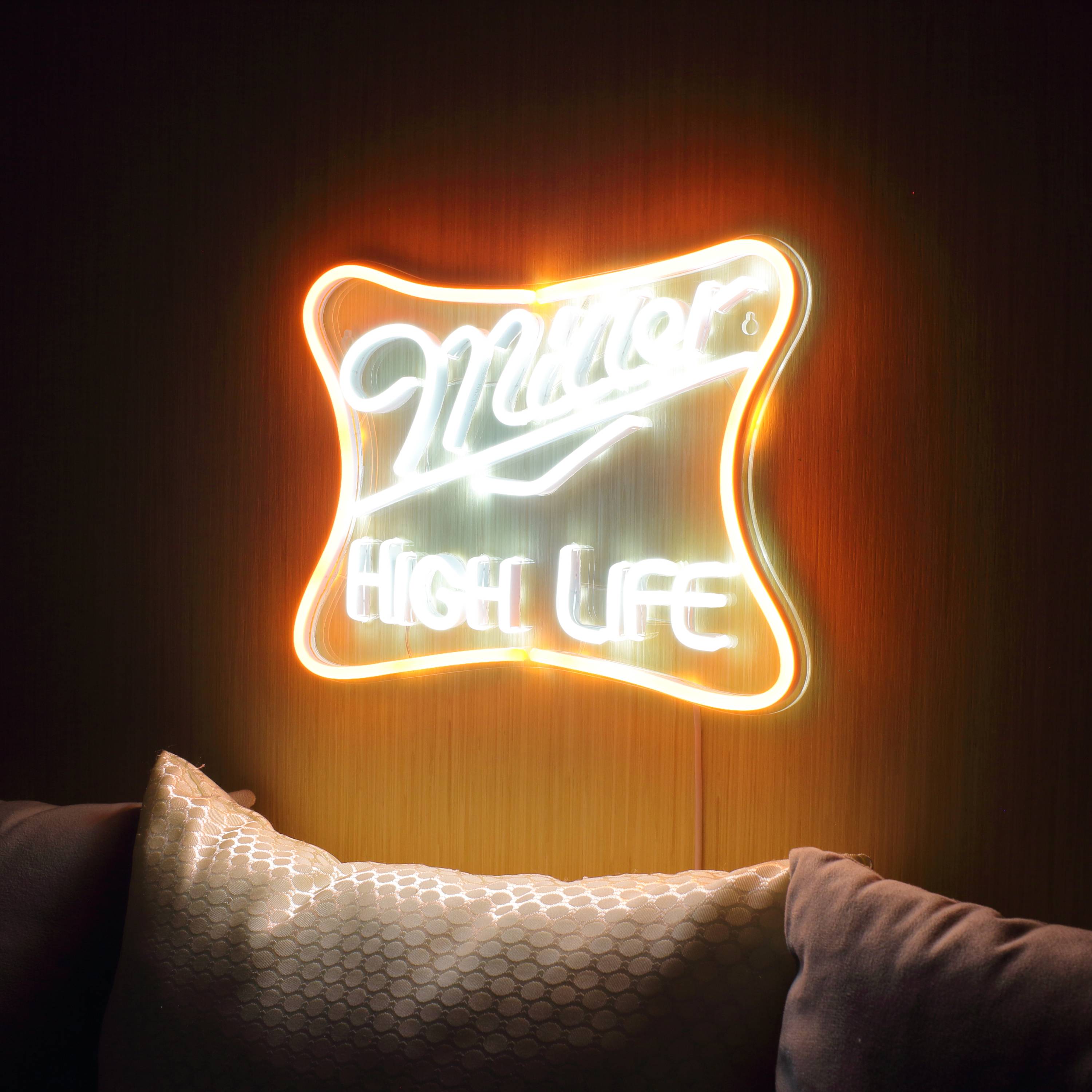 Miller High Life Large Flex Neon LED Sign