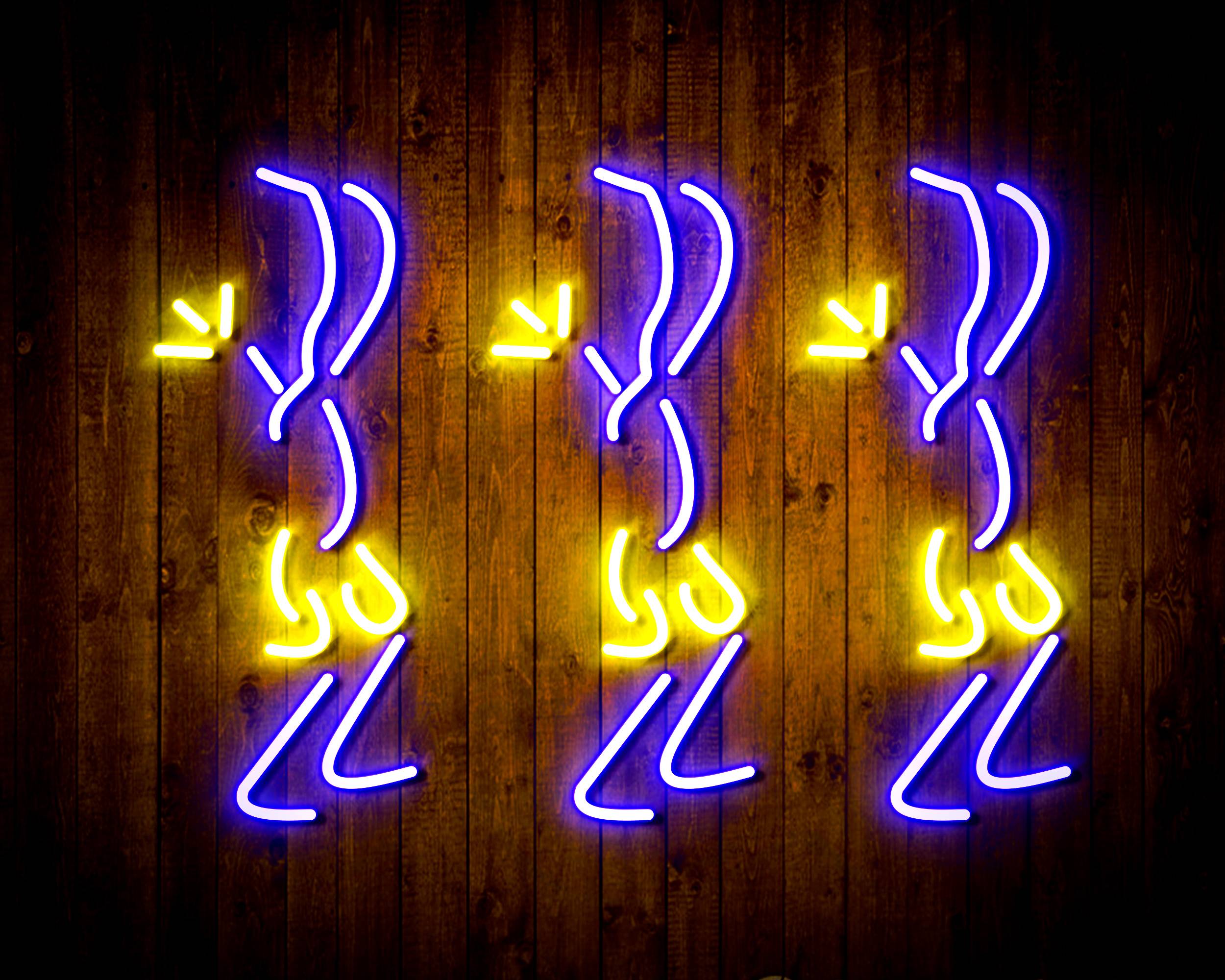 Dancers for Crown Royal Handmade Neon Flex LED Sign