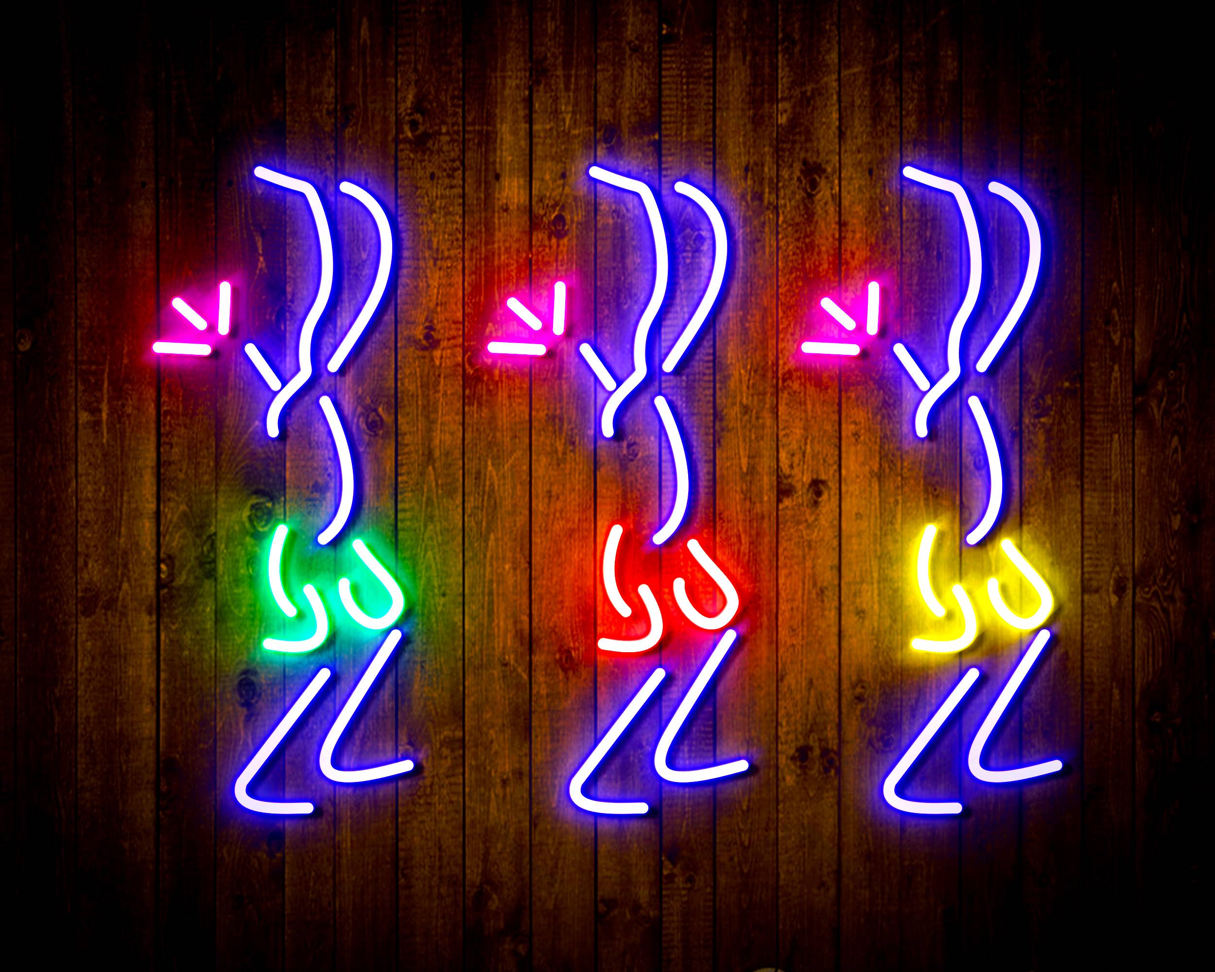 Dancers for Crown Royal Handmade Neon Flex LED Sign