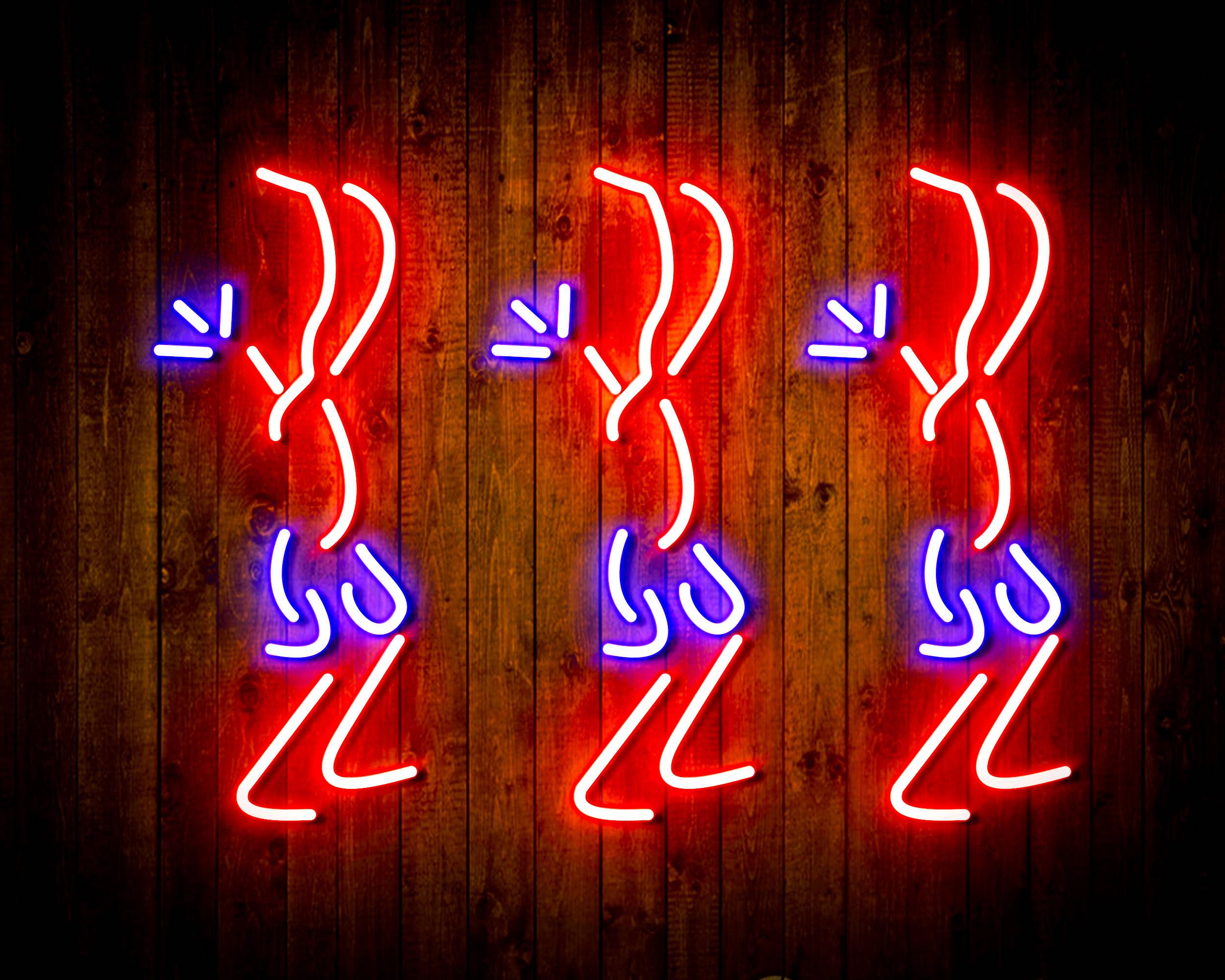 Dancers for Crown Royal Handmade Neon Flex LED Sign