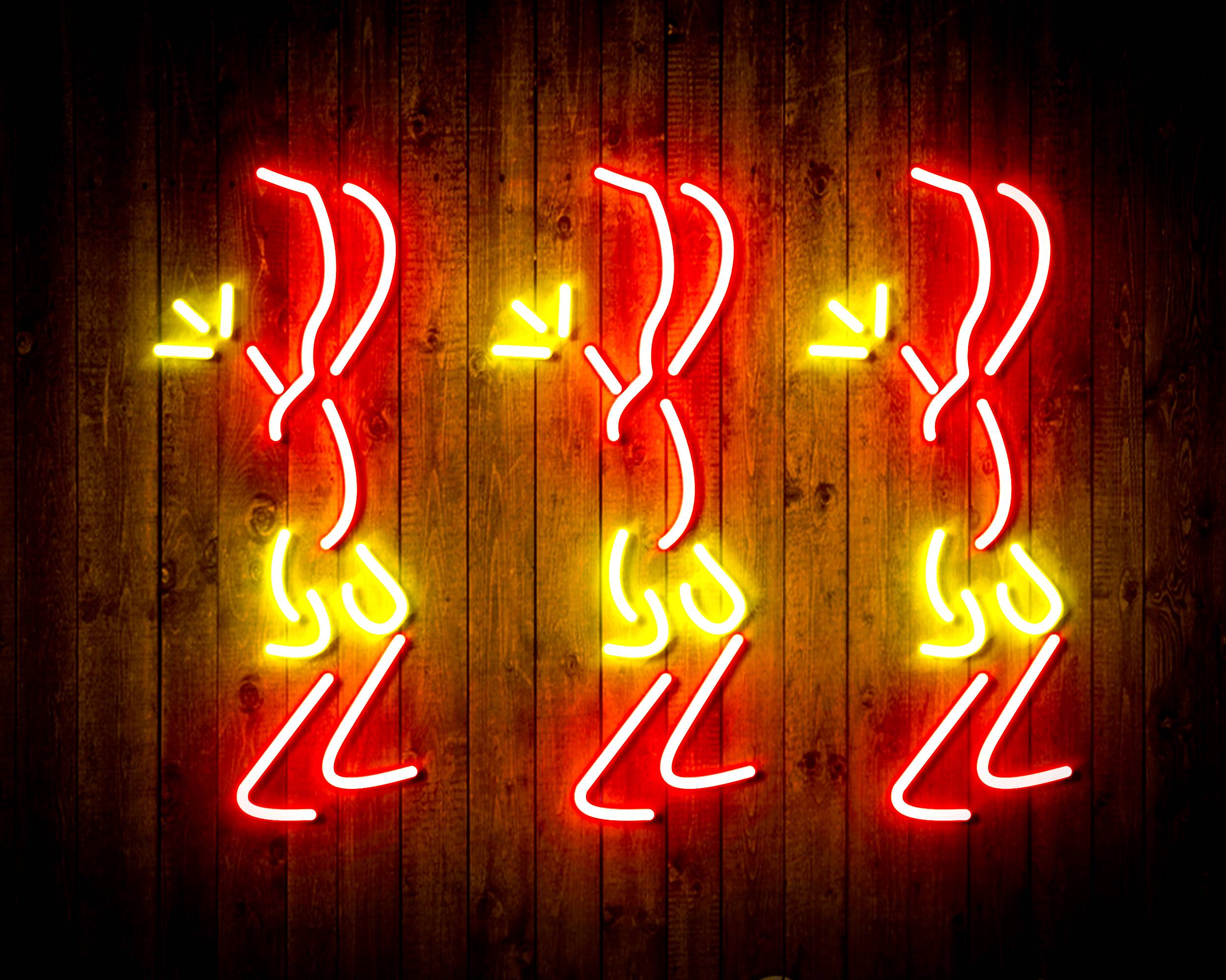 Dancers for Crown Royal Handmade Neon Flex LED Sign