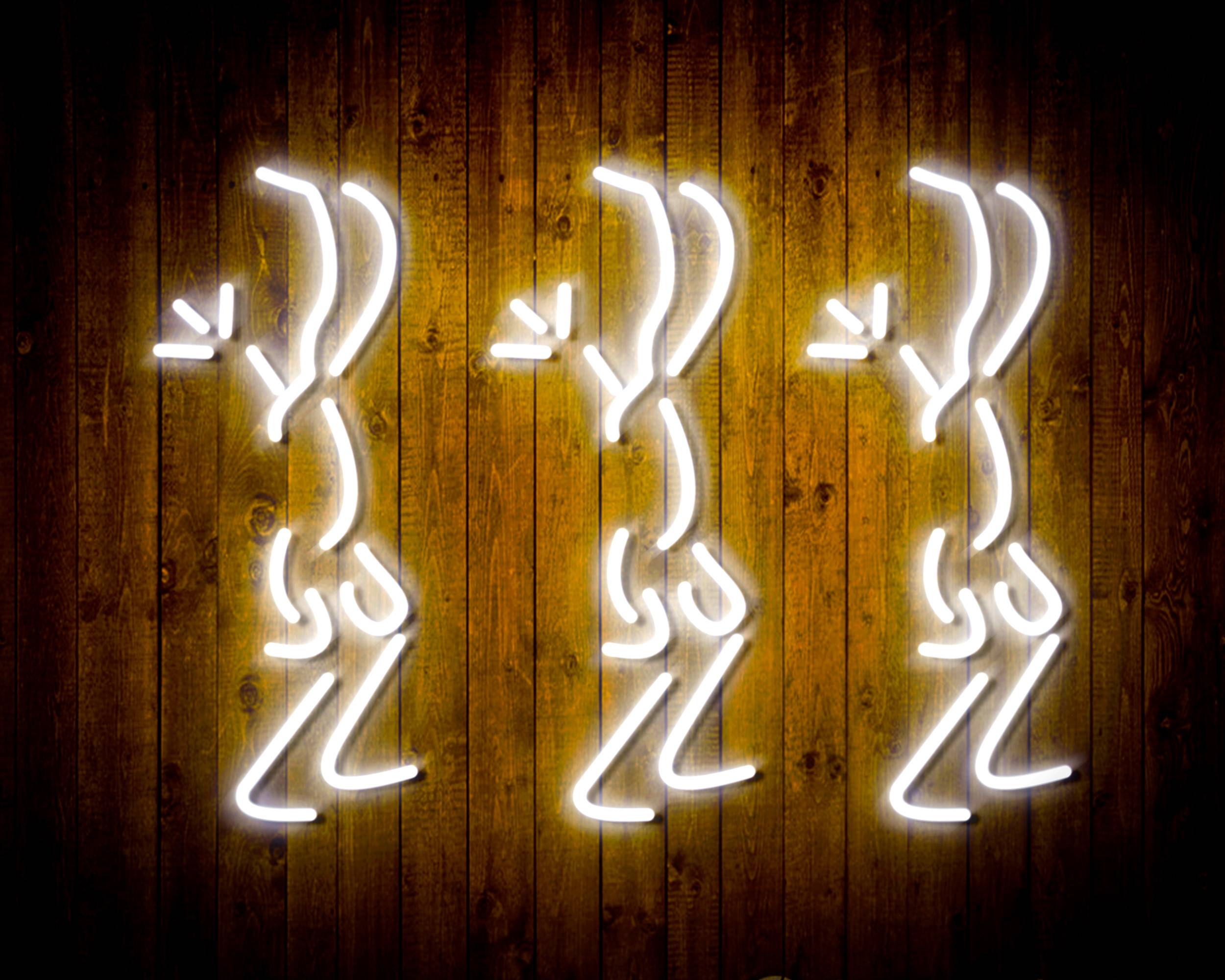 Dancers for Crown Royal Handmade Neon Flex LED Sign