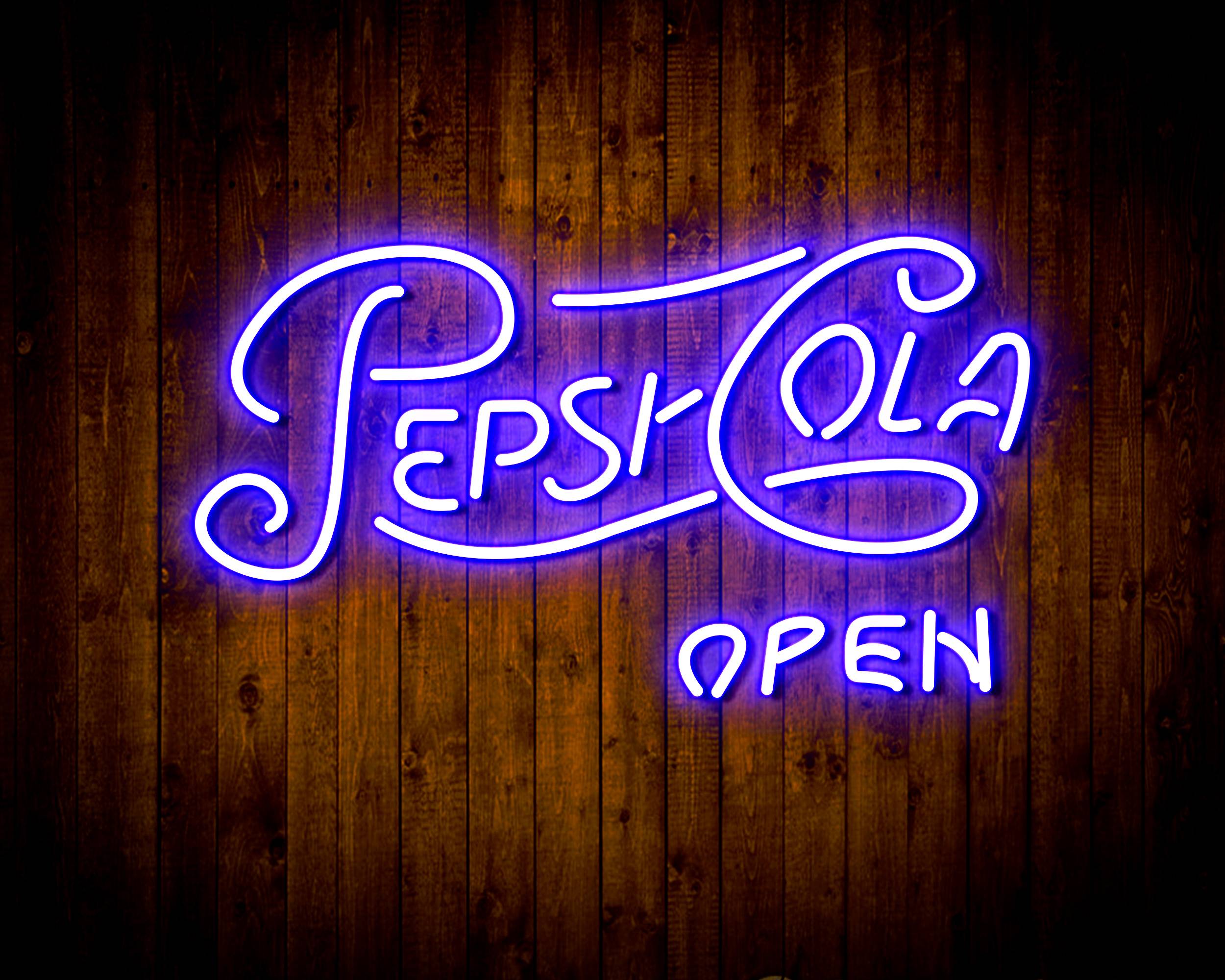 Pepsi Cola Open Sign Handmade Neon Flex LED Sign