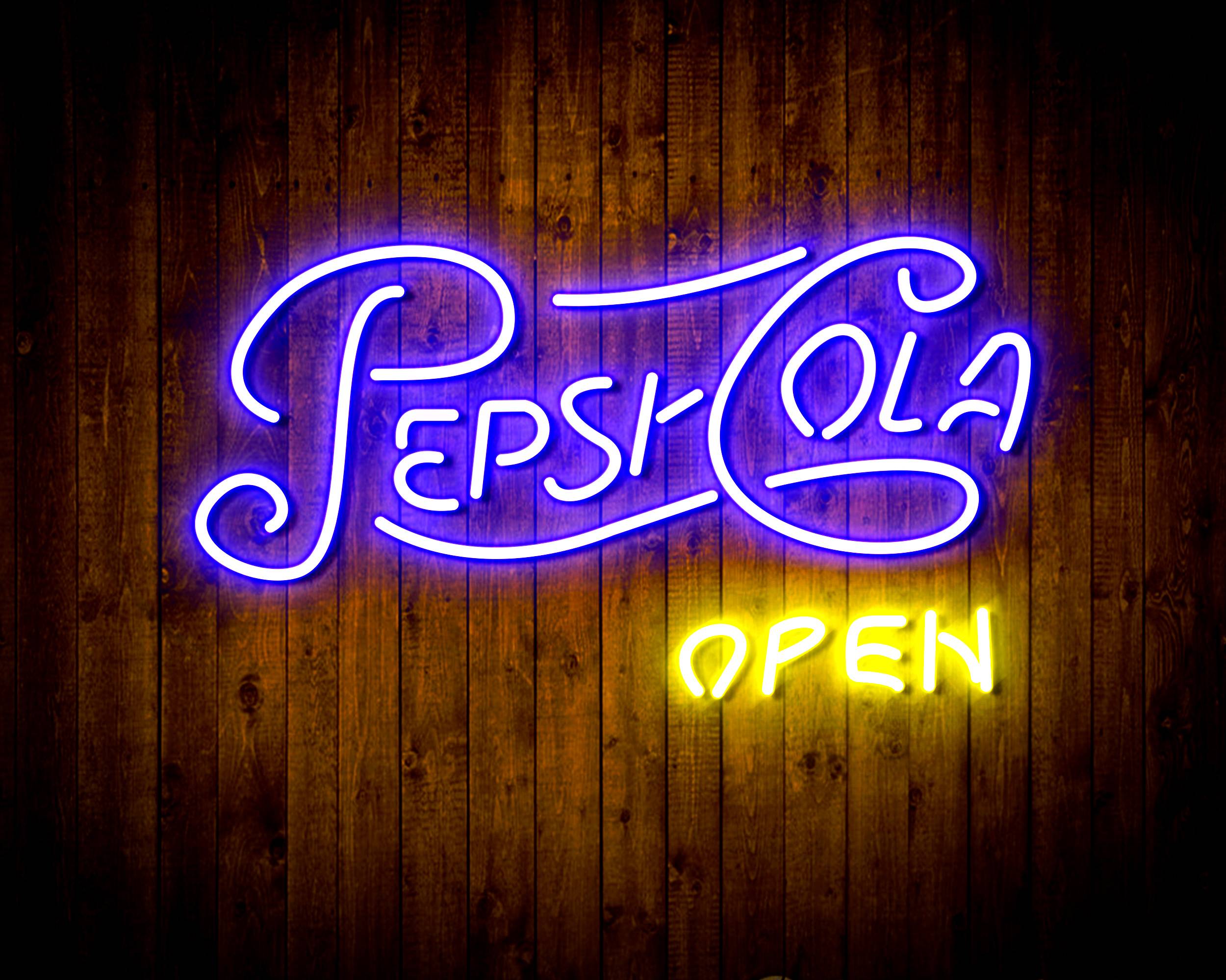 Pepsi Cola Open Handmade Neon Flex LED Sign