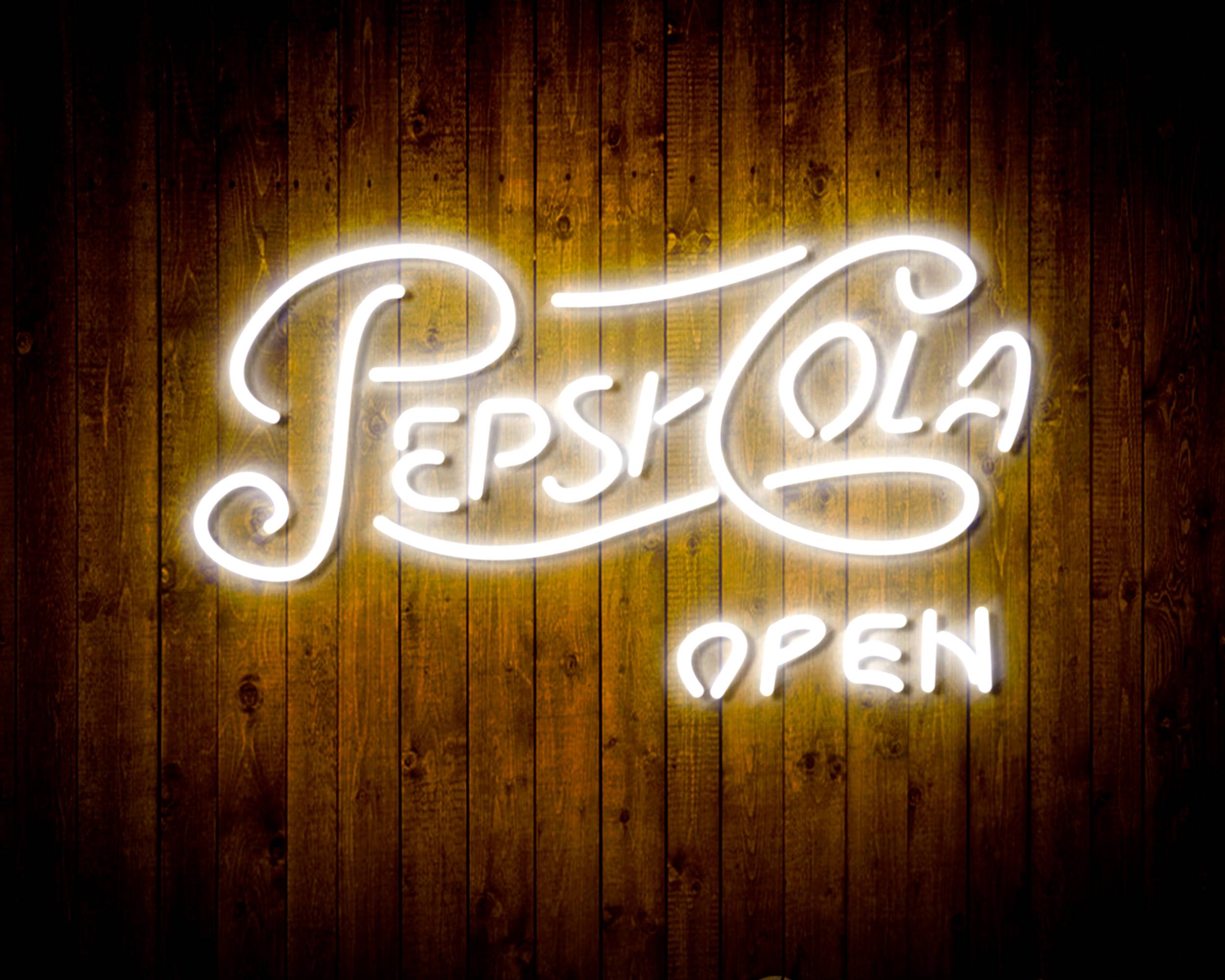 Pepsi Cola Open Handmade Neon Flex LED Sign
