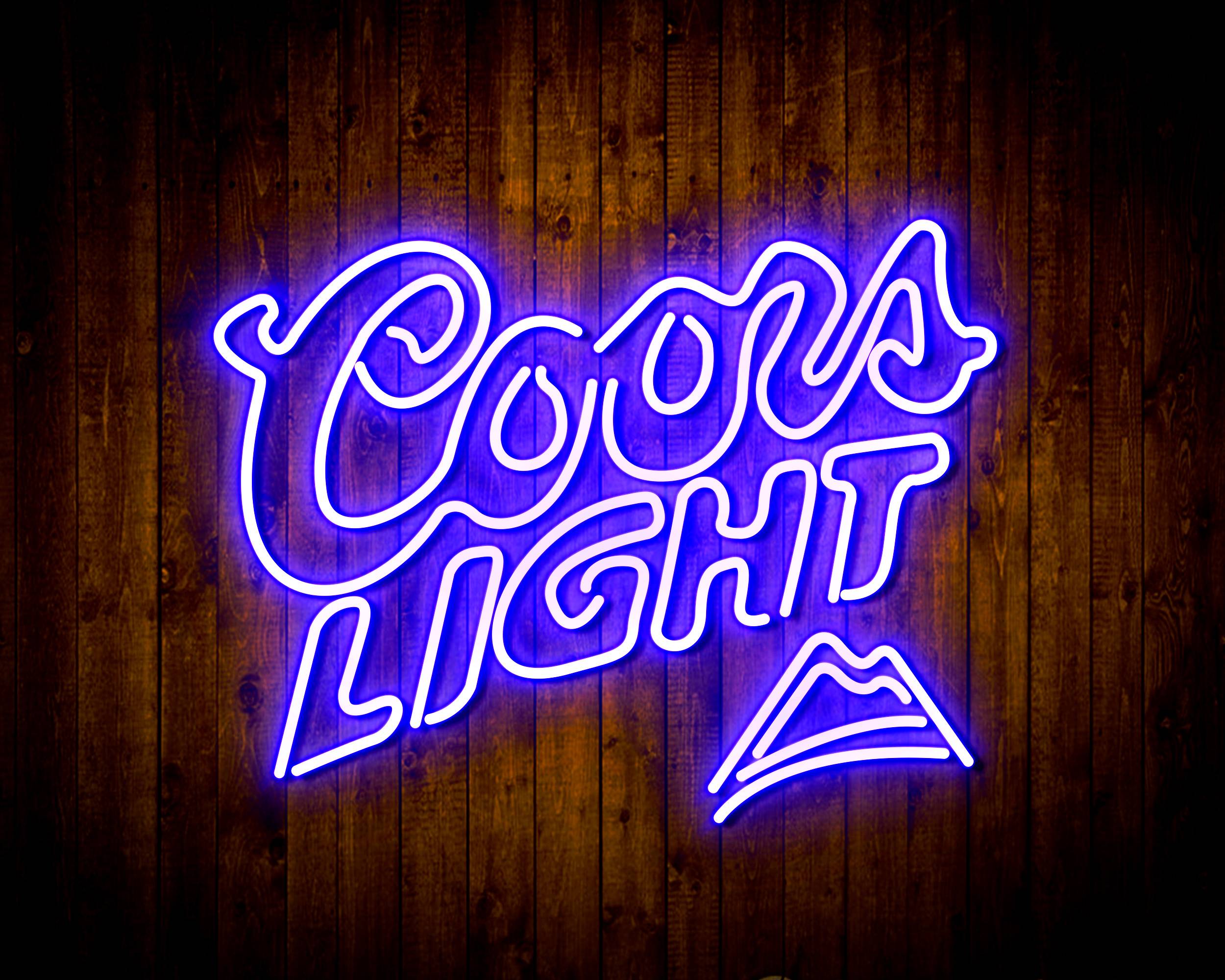 Coors Light Hill Handmade Neon Flex LED Sign