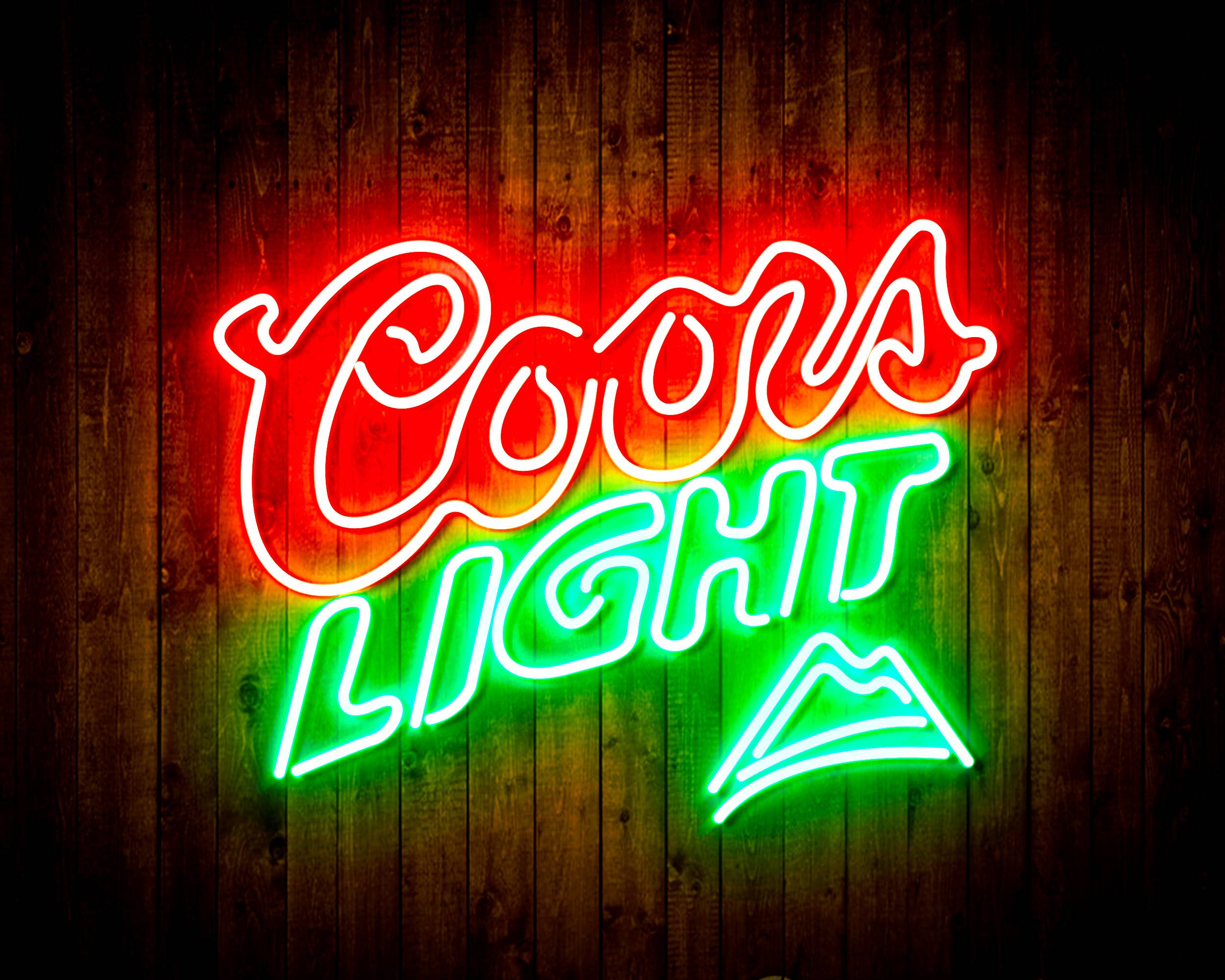 Coors Light Mountain Bar Neon Flex LED Sign