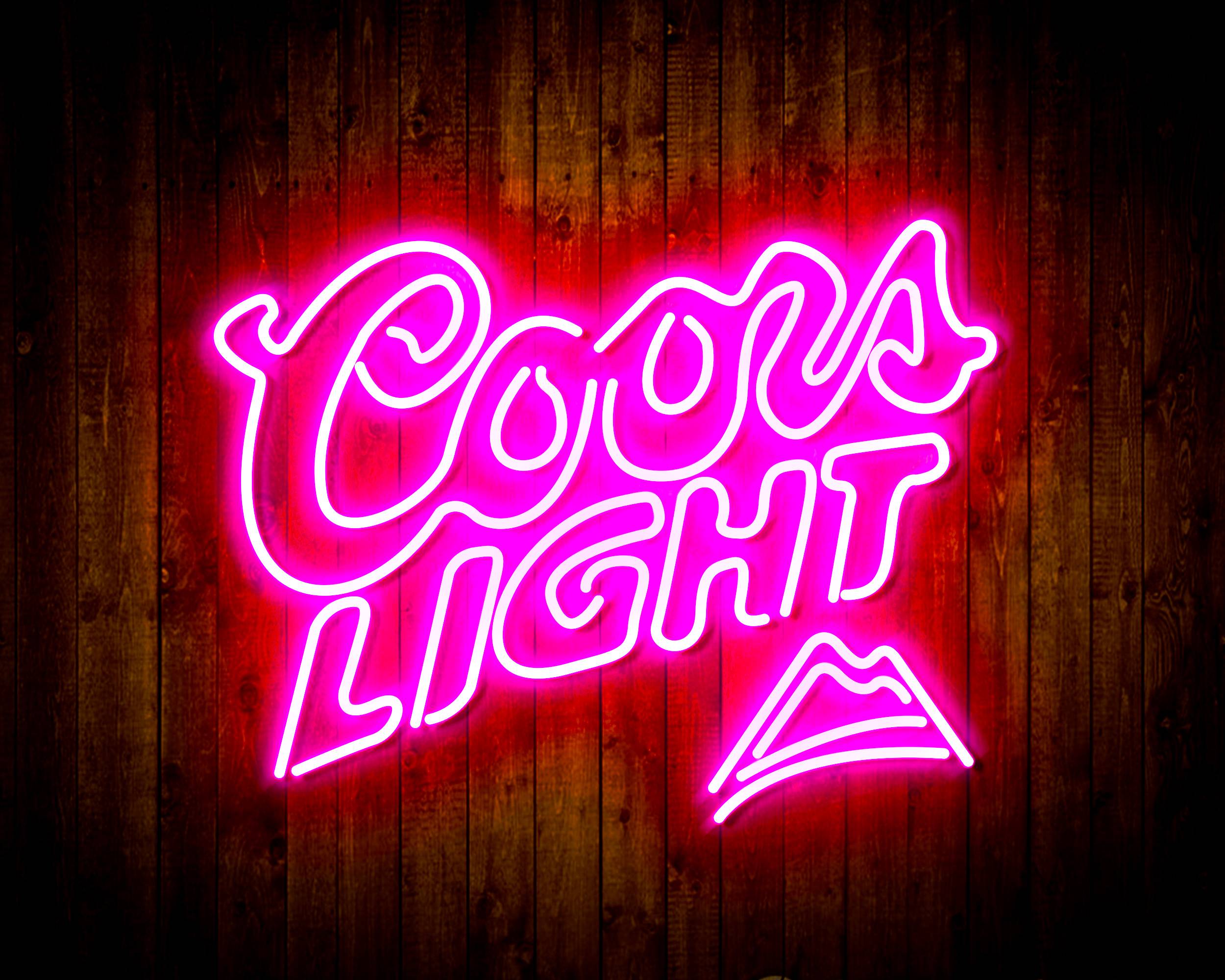 Coors Light Mountain Bar Neon Flex LED Sign