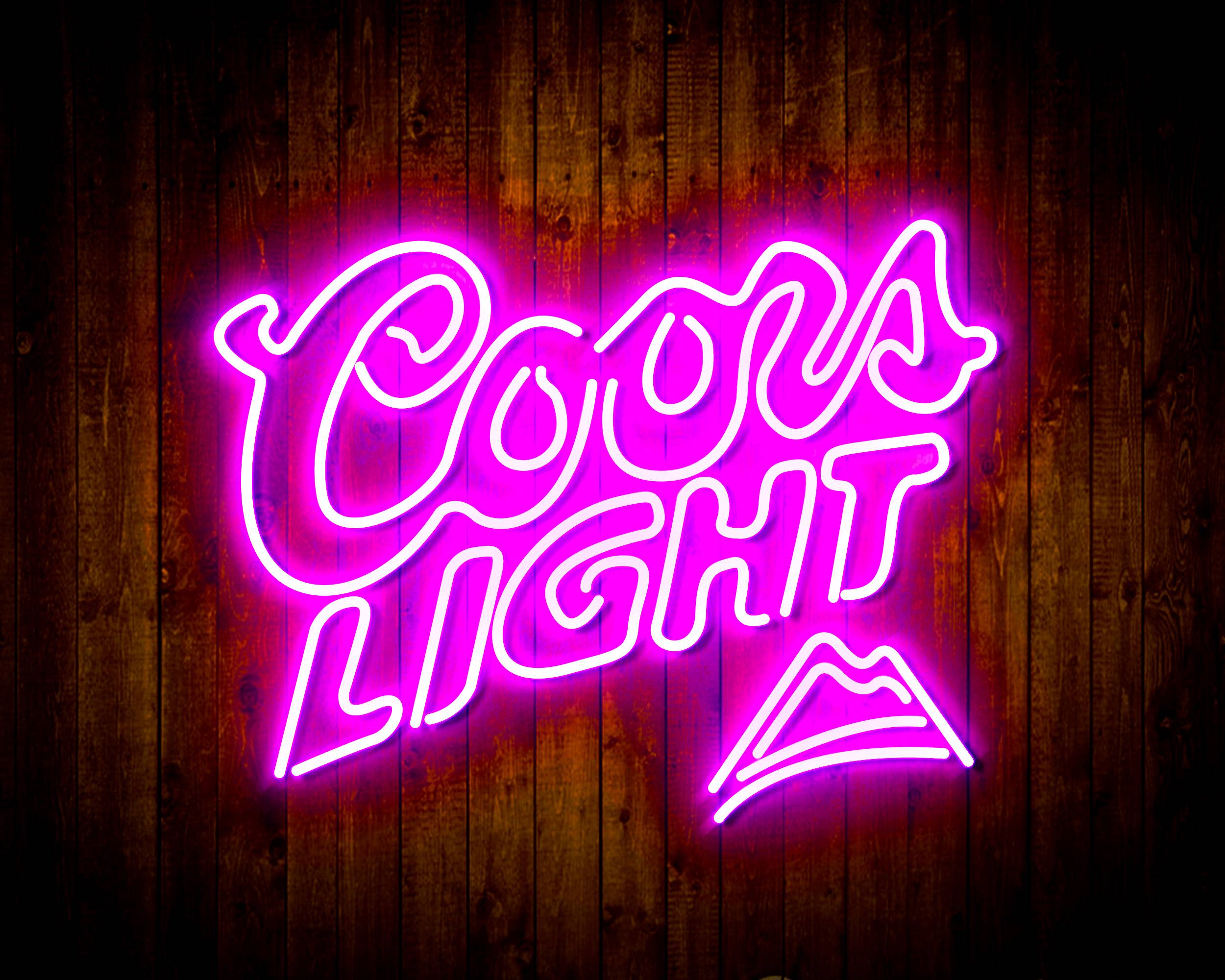 Coors Light Mountain Bar Neon Flex LED Sign