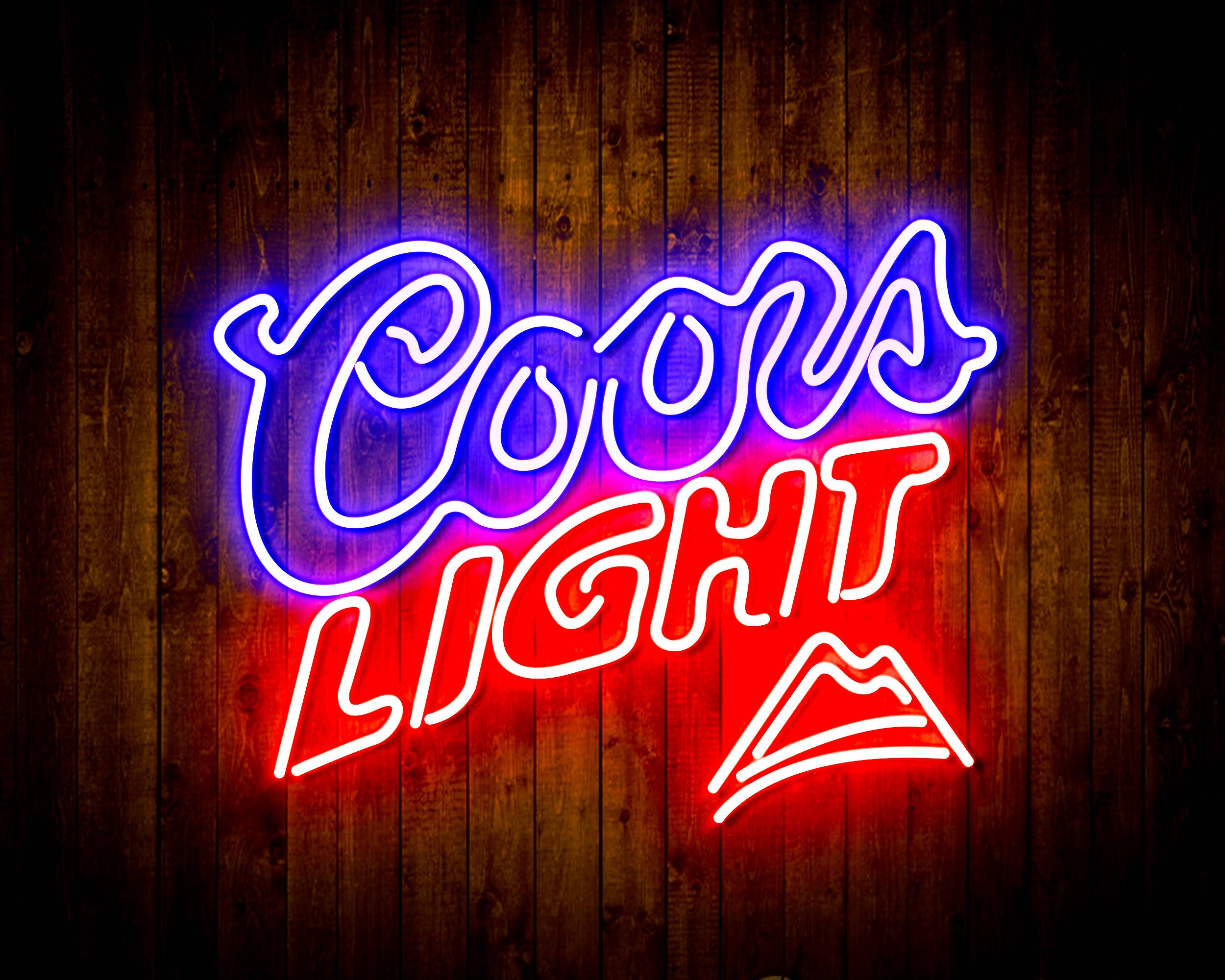 Coors Light Mountain Bar Neon Flex LED Sign