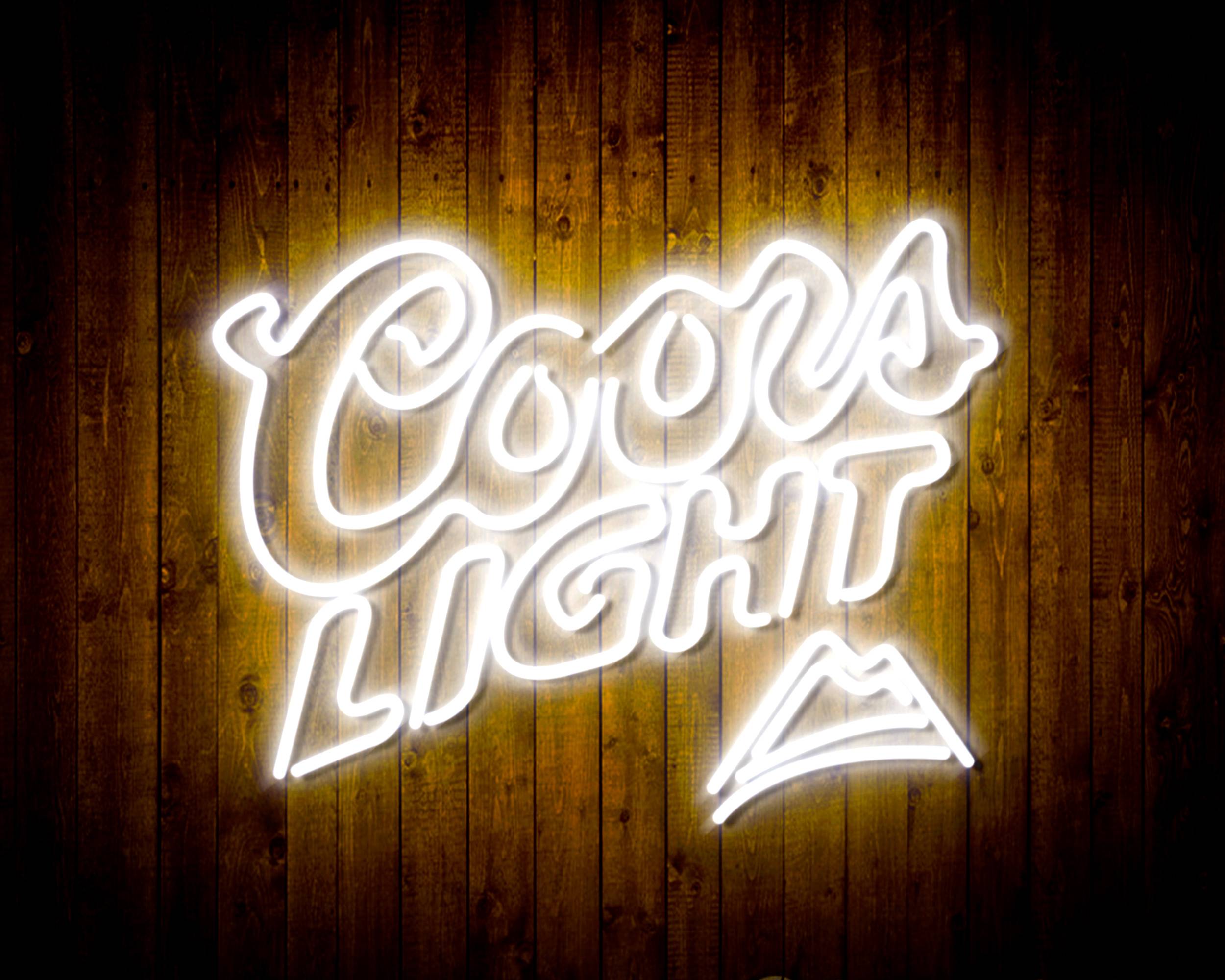 Coors Light Mountain Bar Neon Flex LED Sign