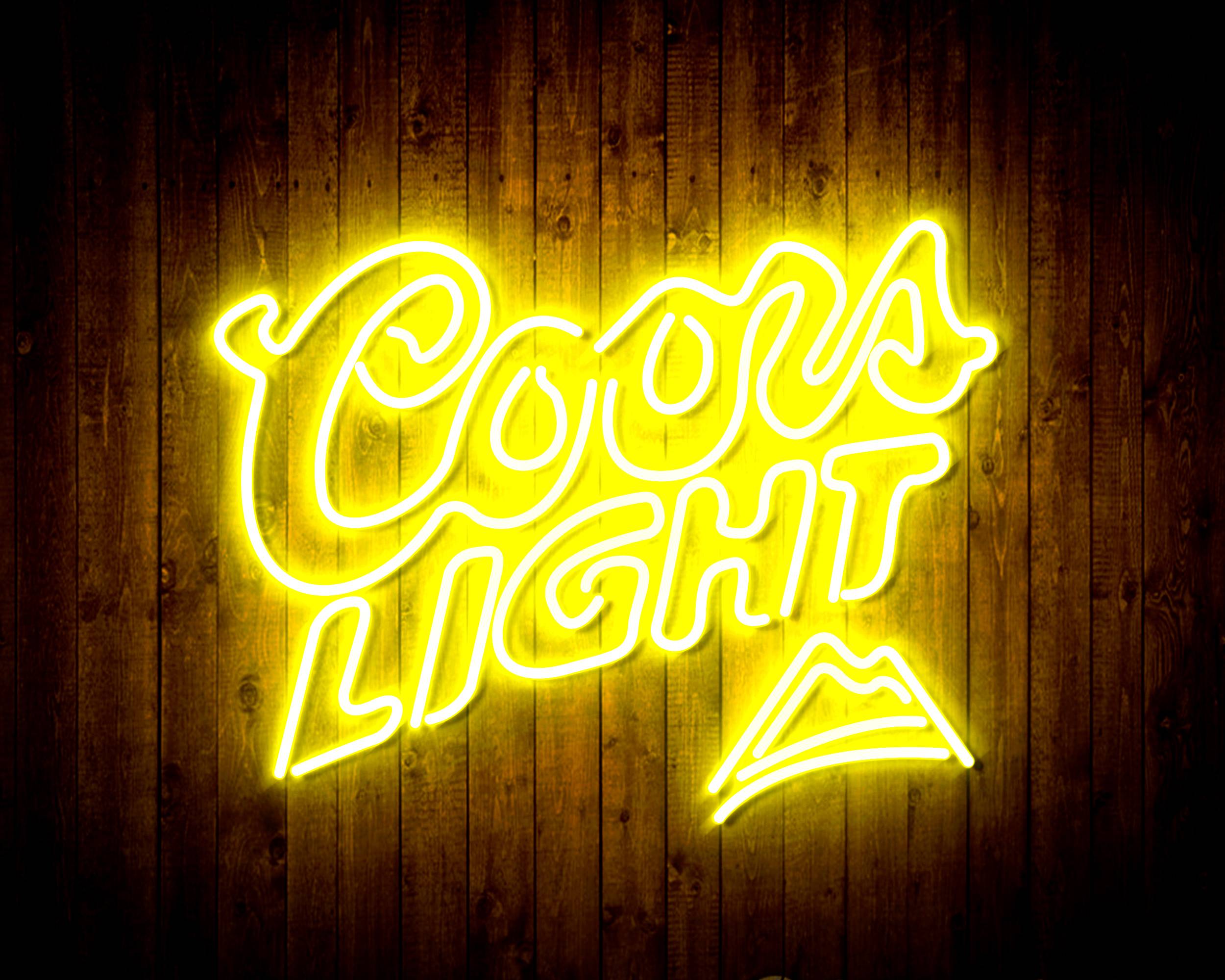 Coors Light Mountain Bar Neon Flex LED Sign