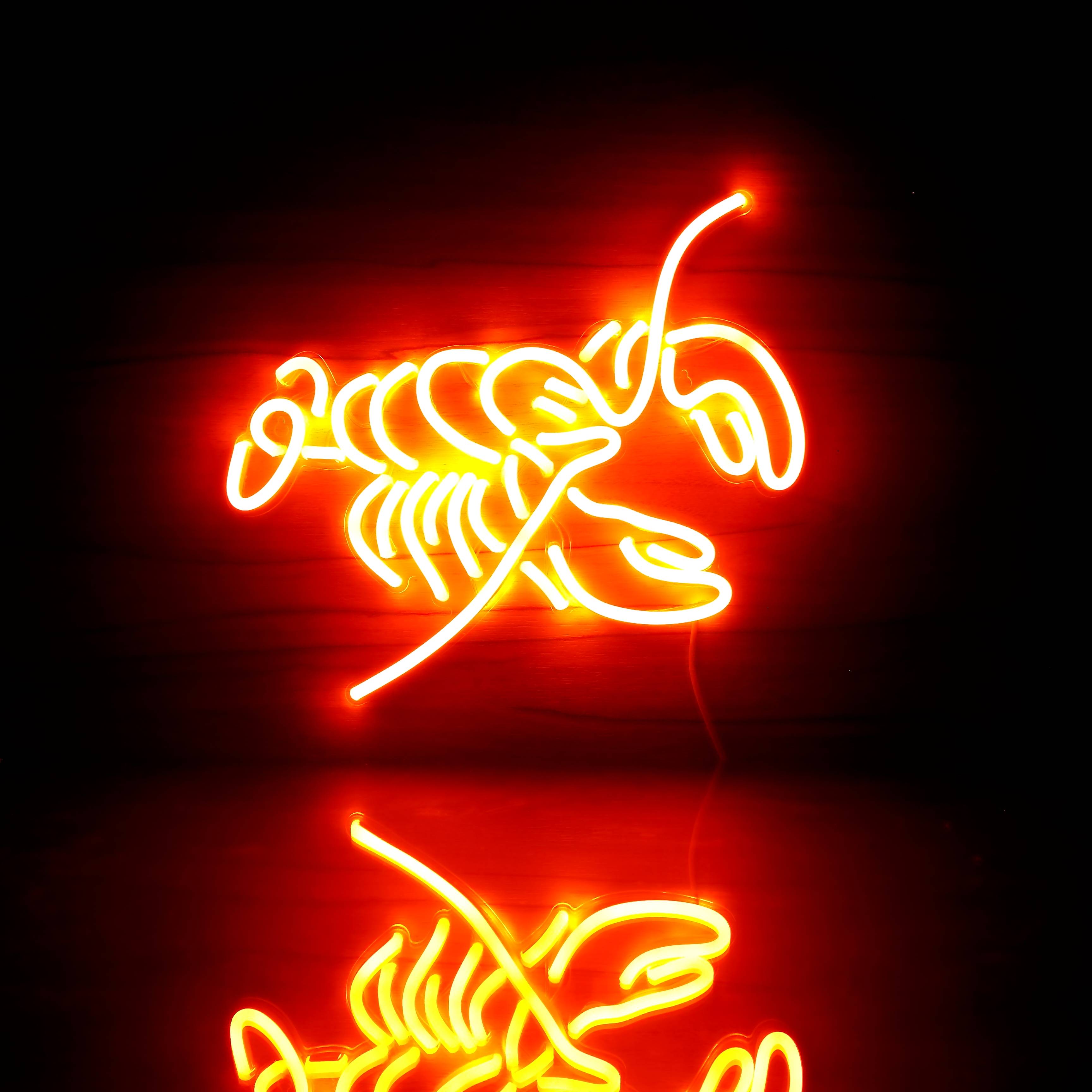 Coors Light Lobster Handmade Neon Flex LED Sign