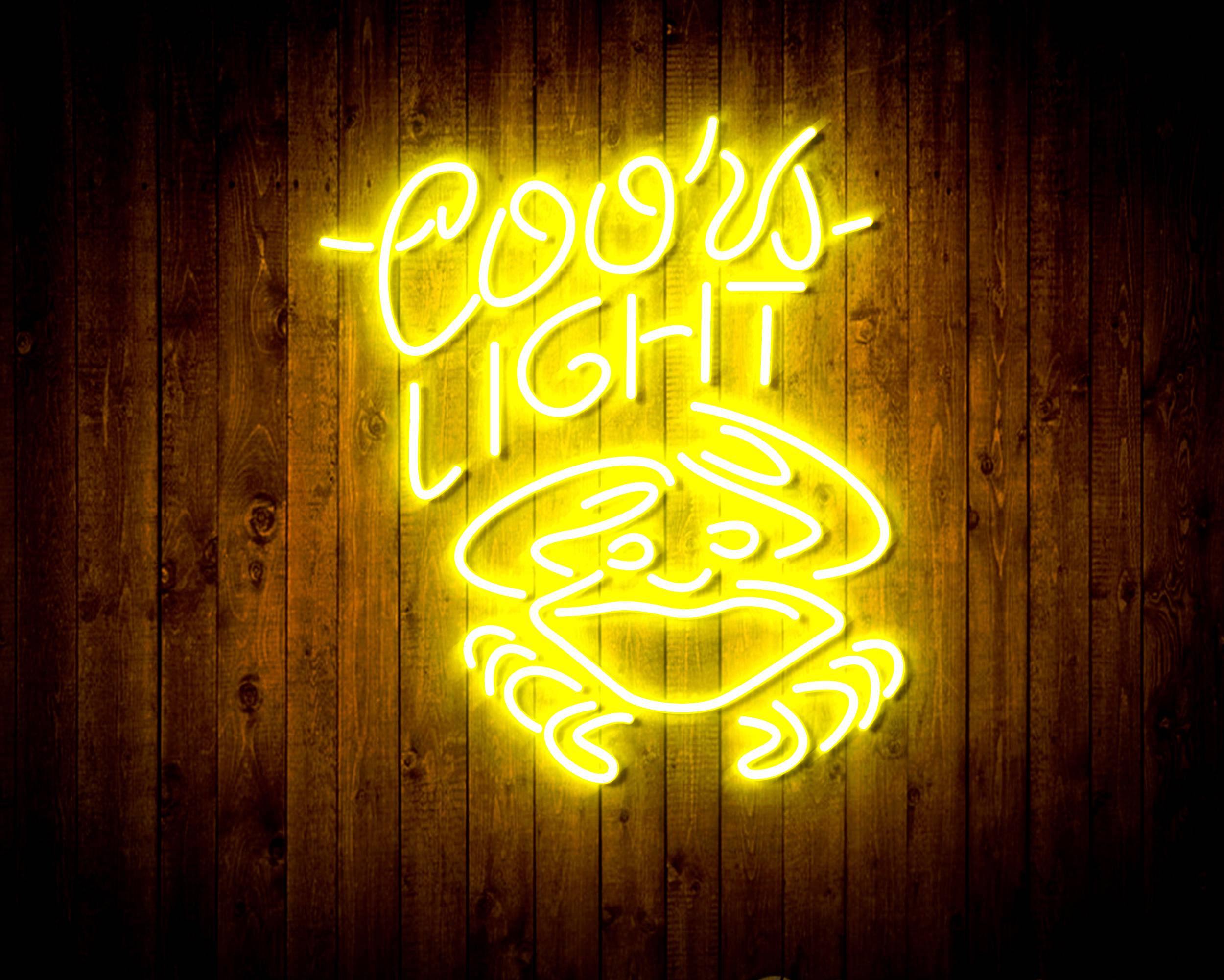 Coors Light Crab Handmade Neon Flex LED Sign