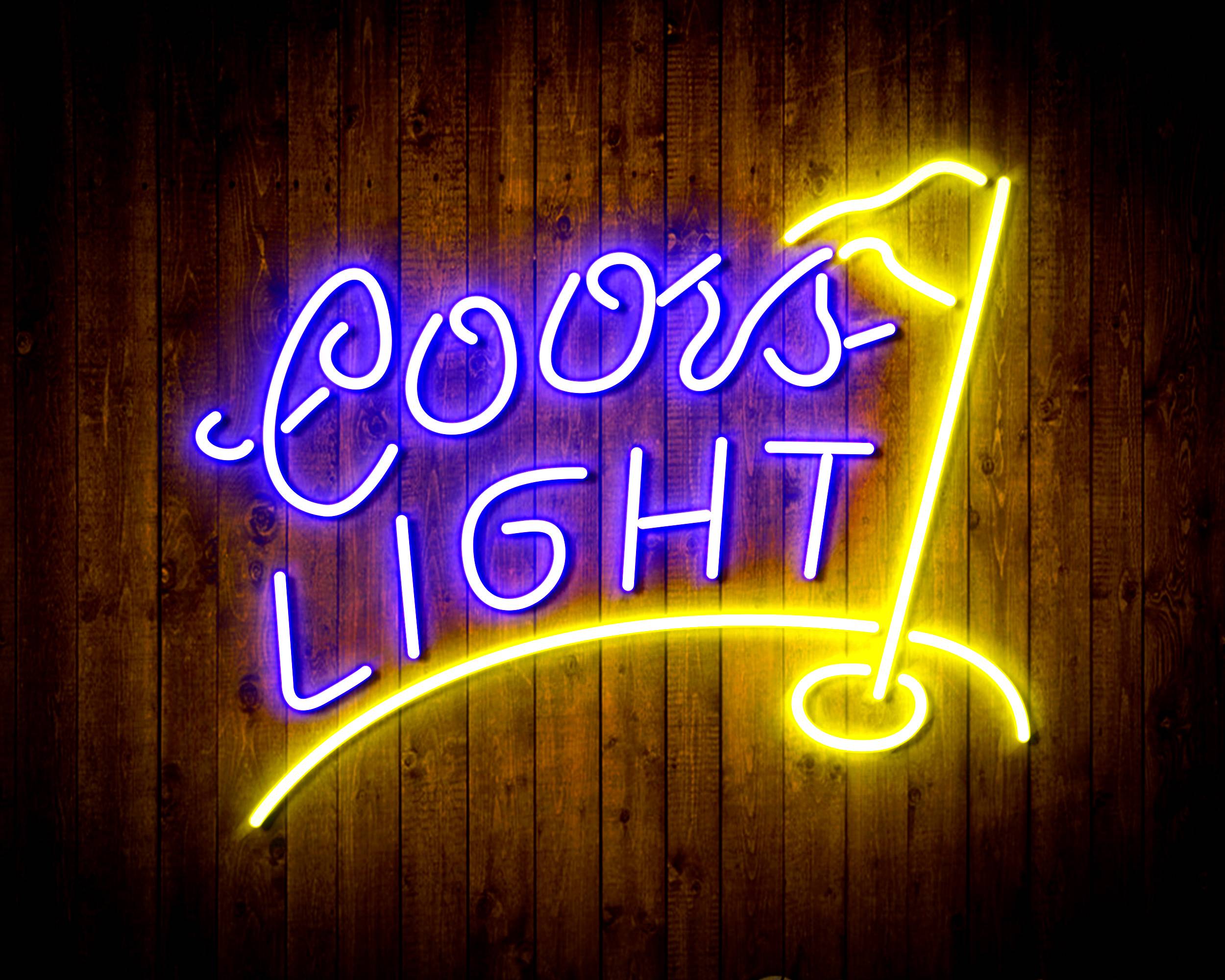 Coors Light Golf Course Handmade Neon Flex LED Sign PRO LED SIGN
