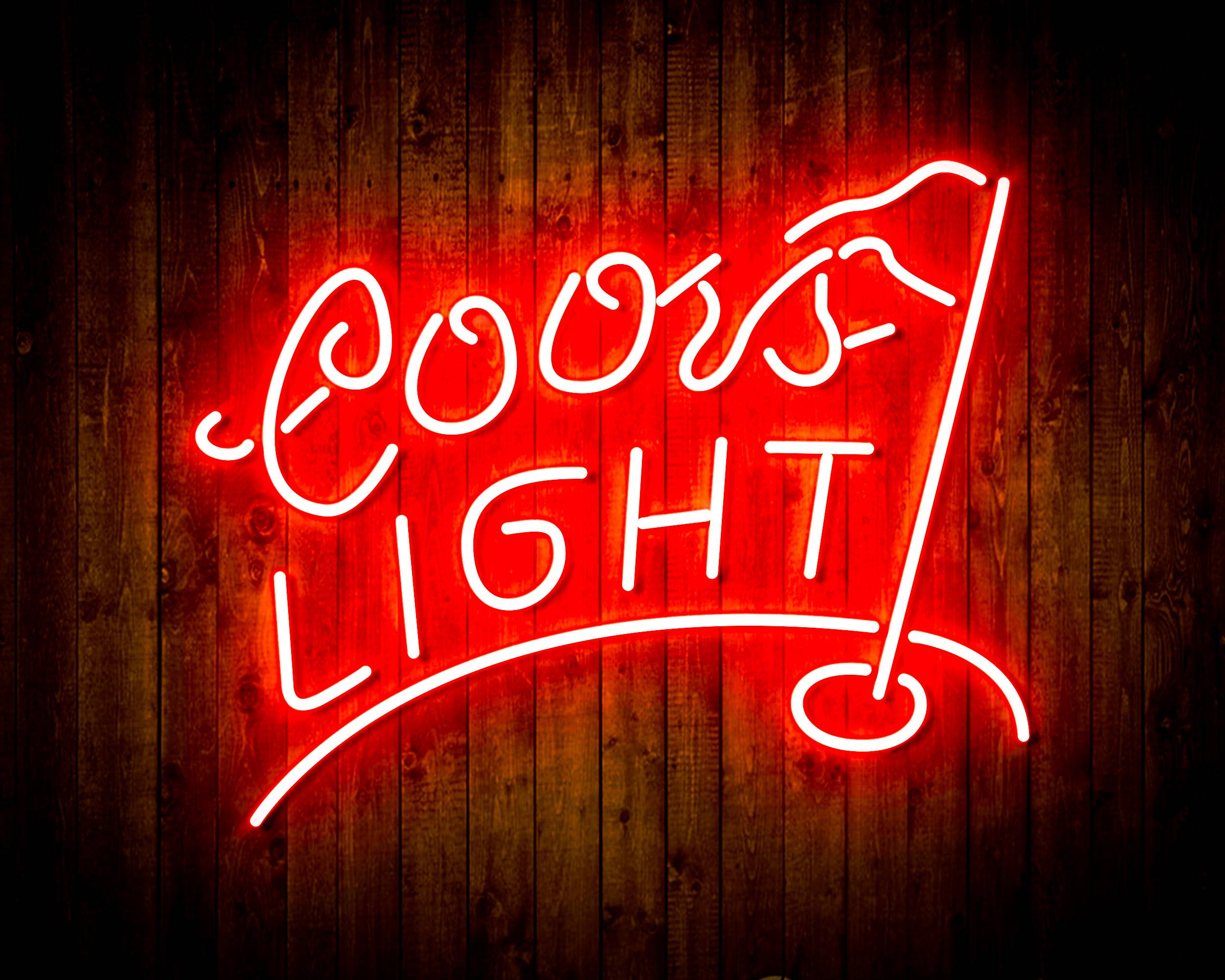 Coors Light Golf Course Handmade Neon Flex LED Sign PRO LED SIGN