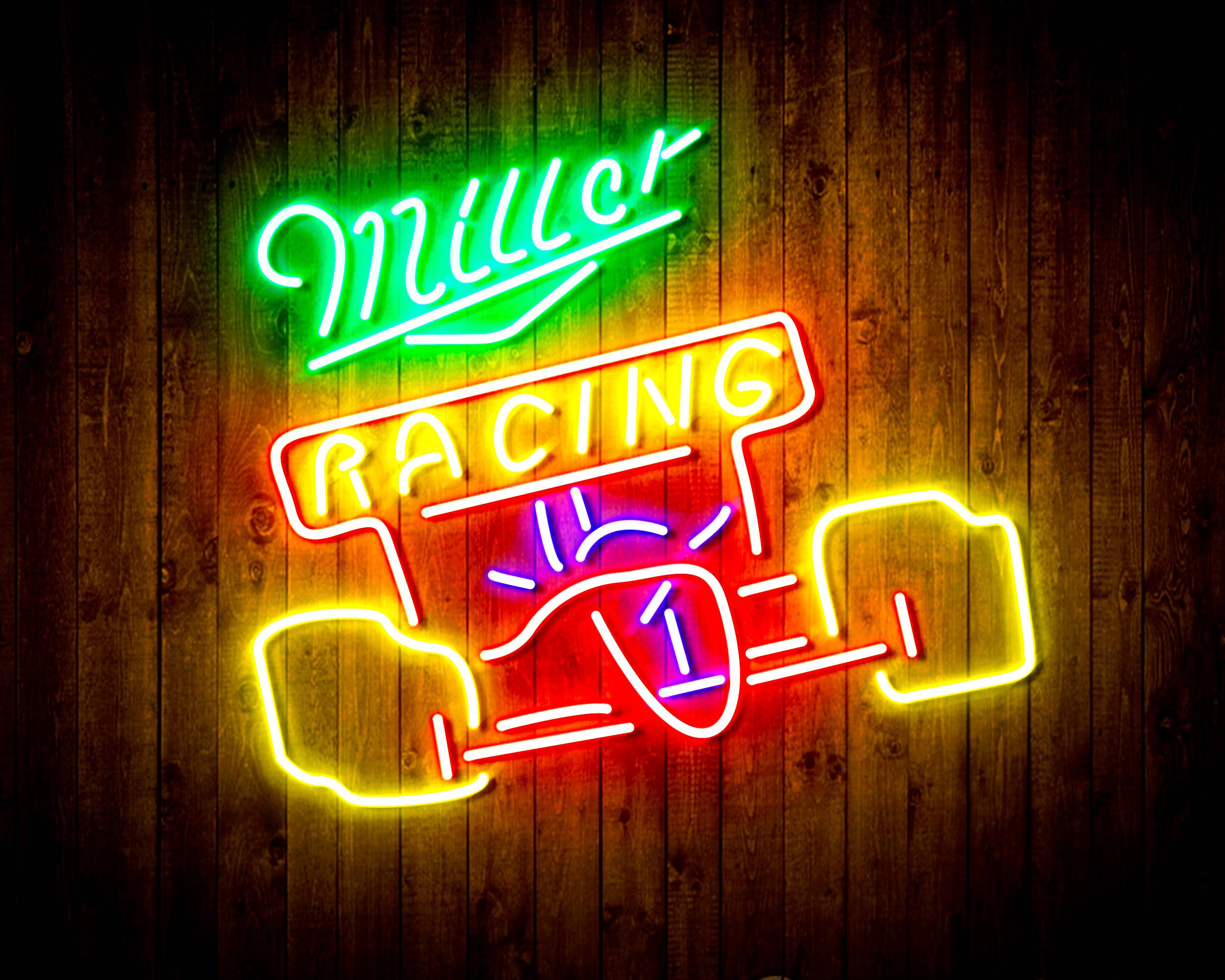 Miller Race Car Handmade Neon Flex LED Sign