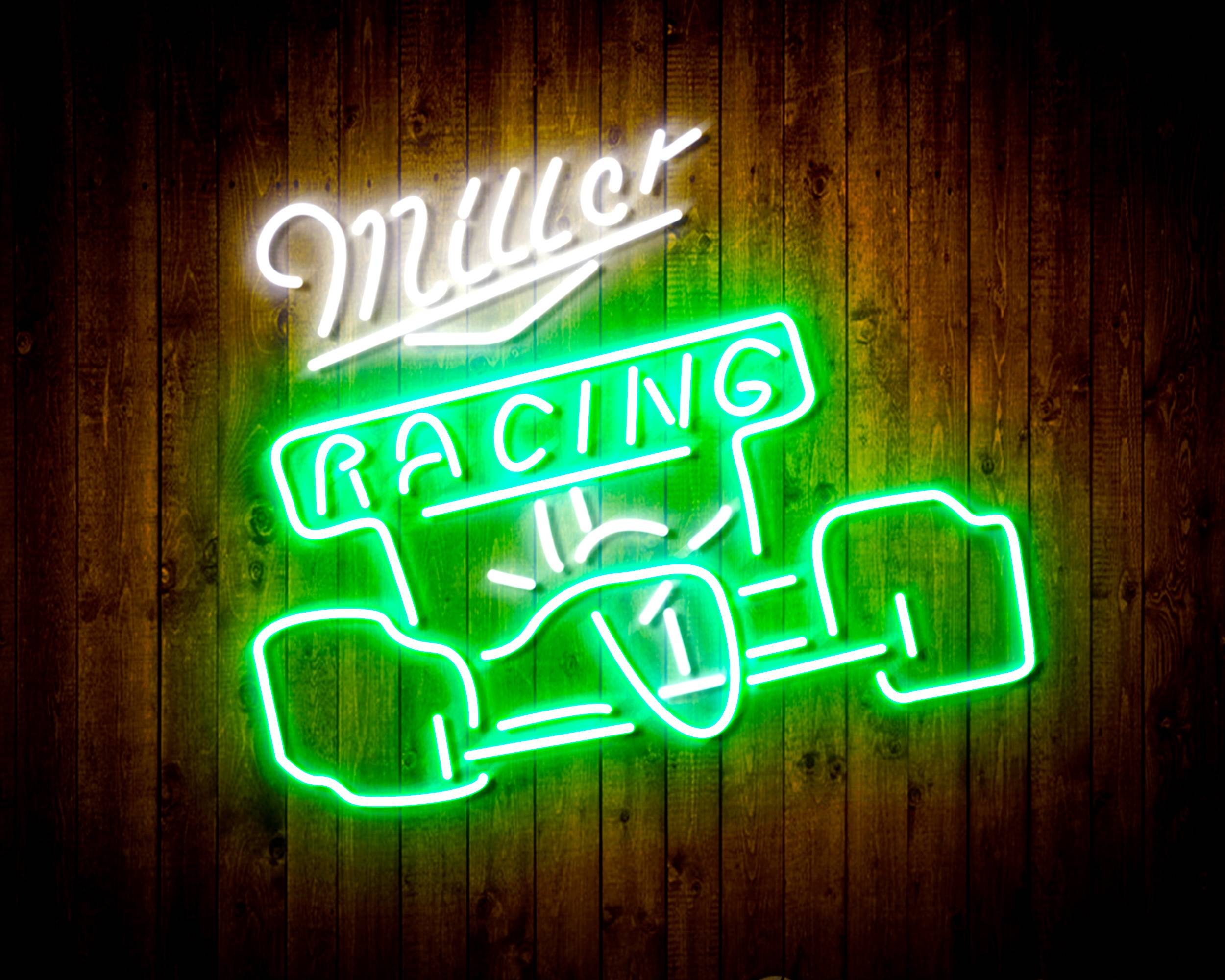 Miller Race Car Handmade Neon Flex LED Sign