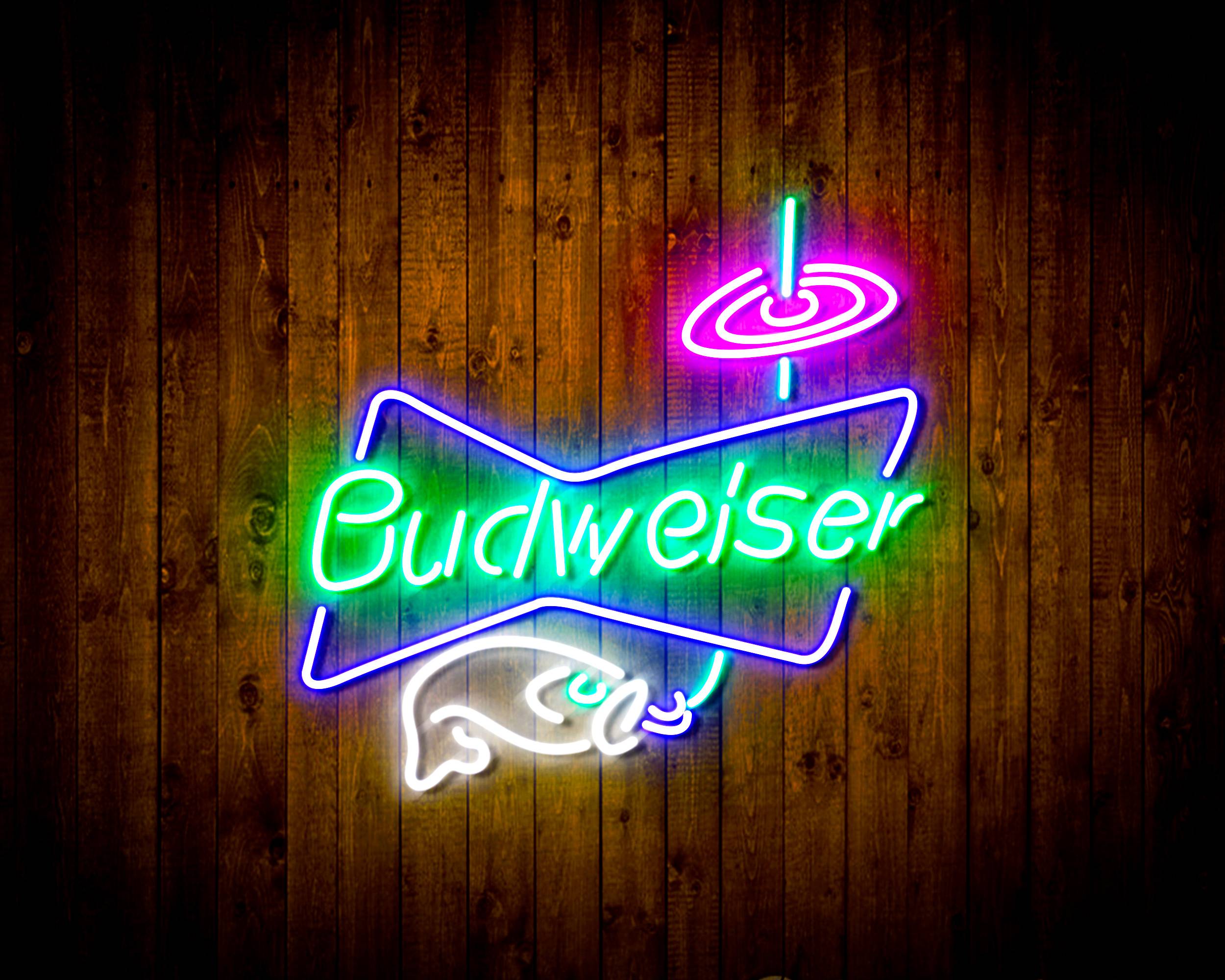 Budweiser Fishing Handmade Neon Flex LED Sign