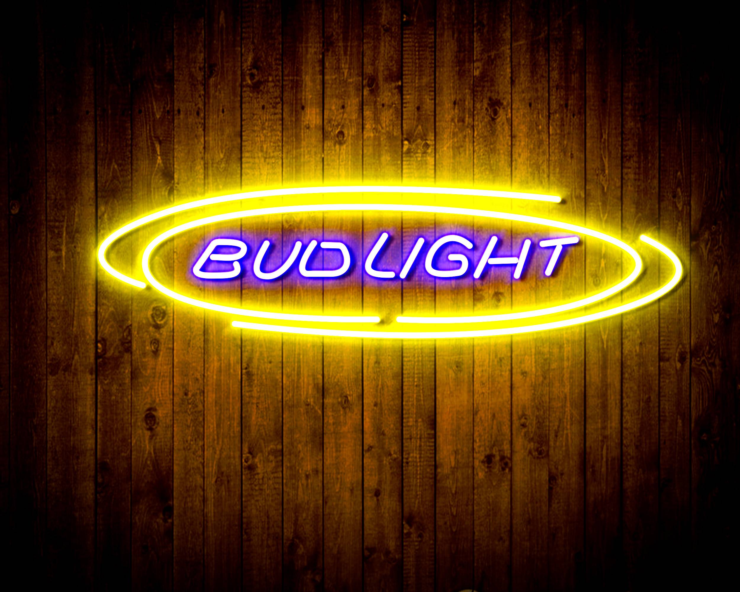 Bud Light Home Bar Handmade Neon Flex LED Sign