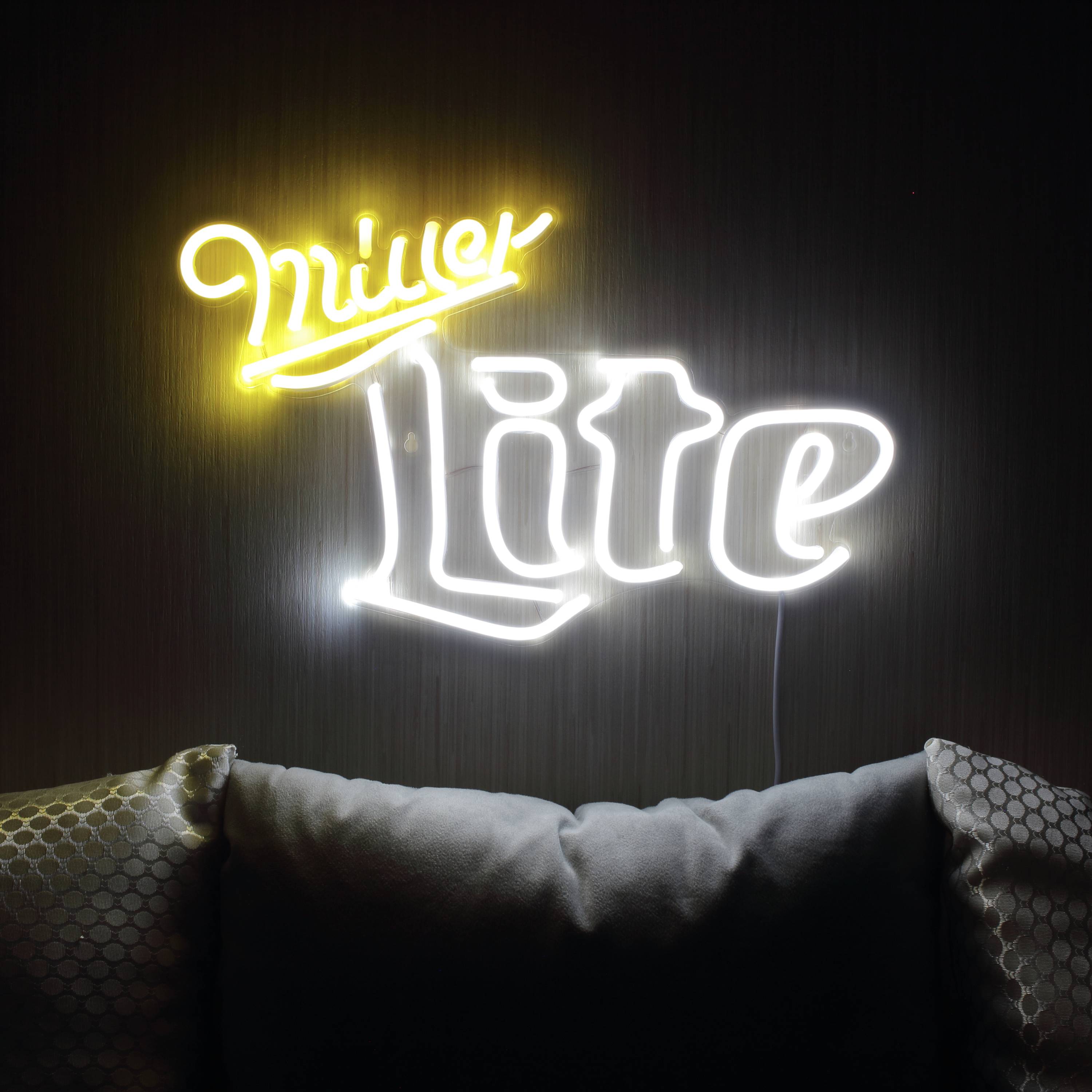 Miller Lite Large Flex Neon LED Sign