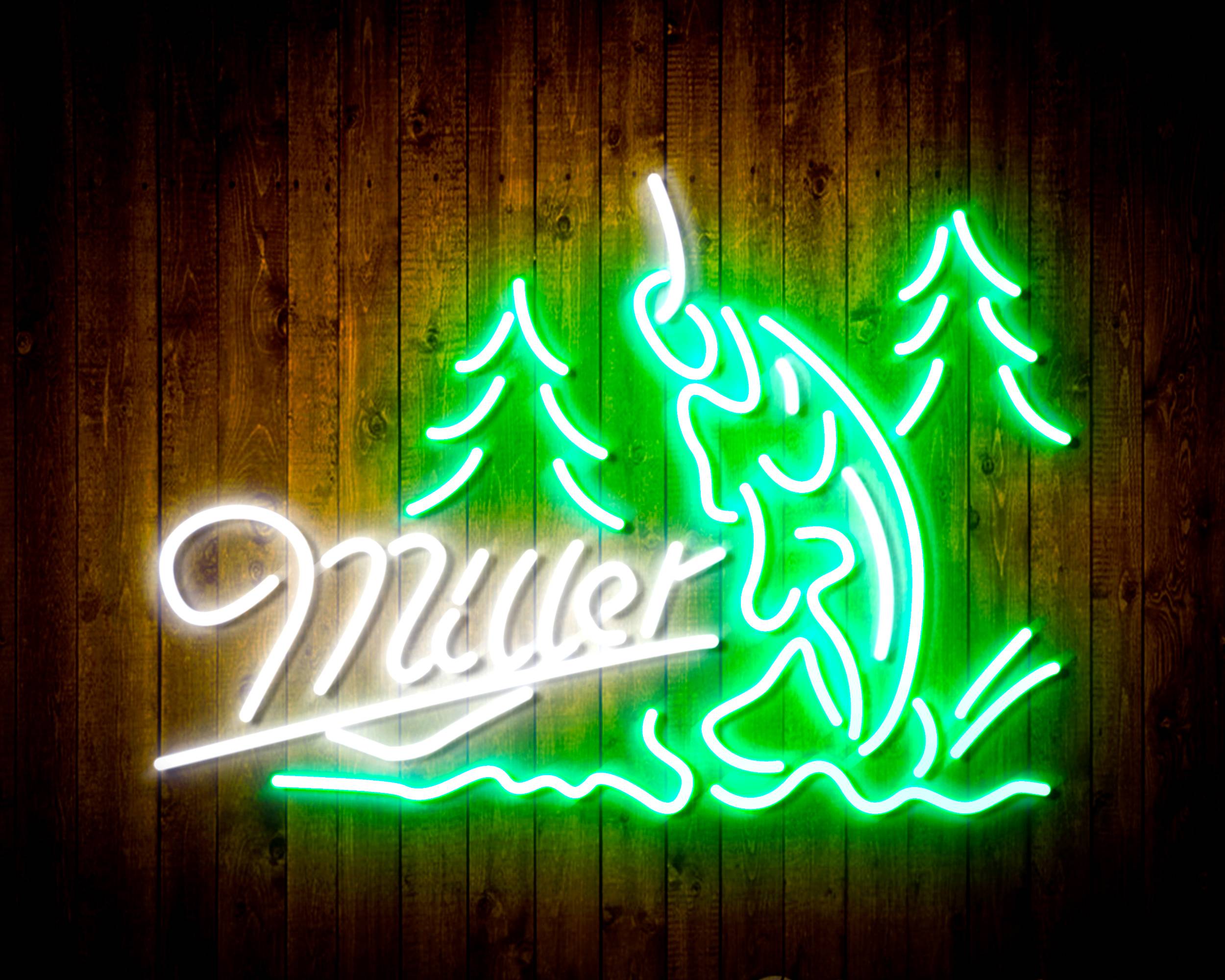 Miller Fishing Handmade Neon Flex LED Sign