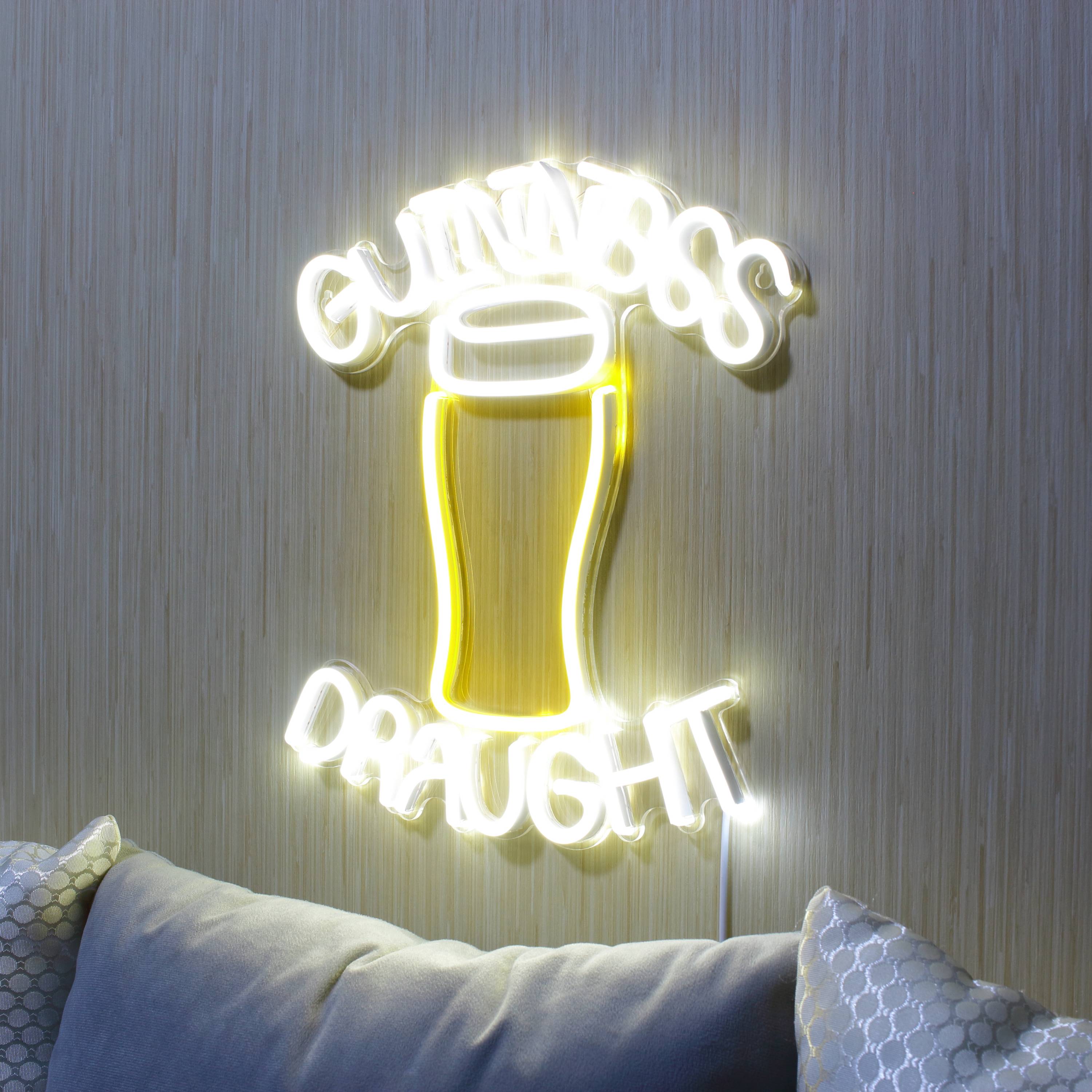 Guinness Draught Large Flex Neon LED Sign