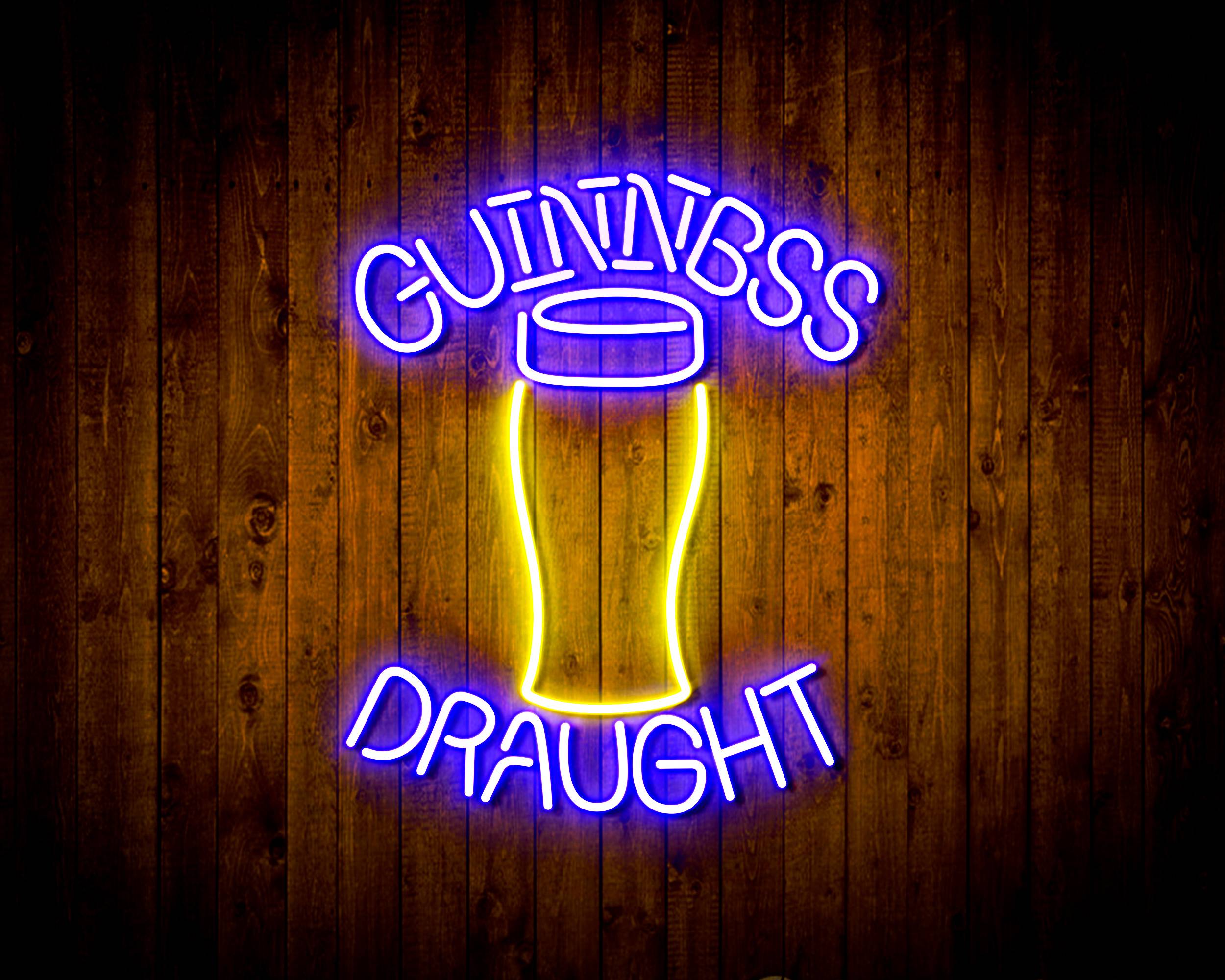 Guinness Draught Home Bar Neon Flex LED Sign