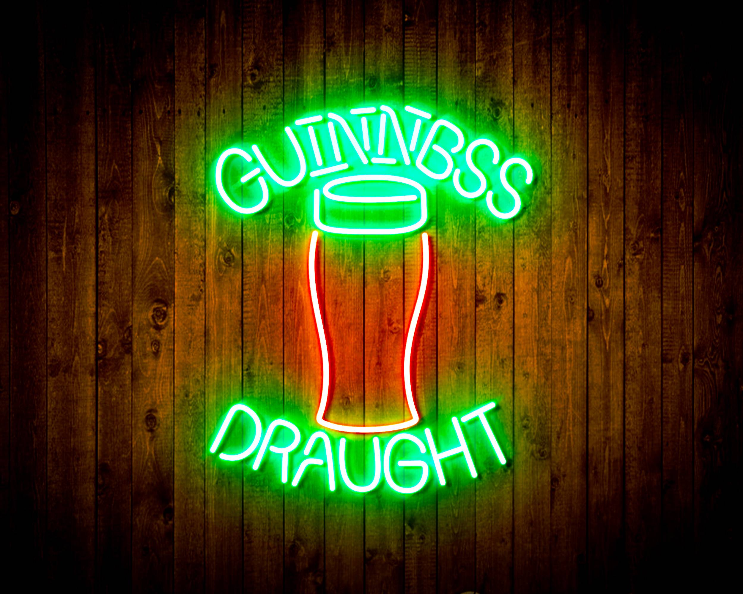 Guinness Draught Home Bar Neon Flex LED Sign
