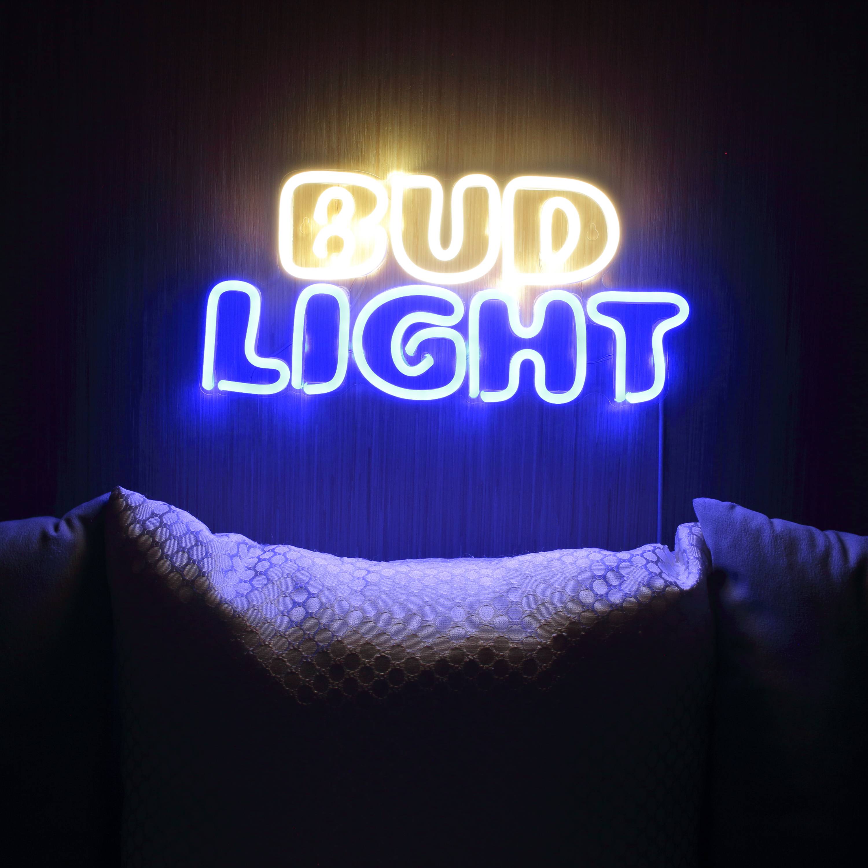 Bud Light Large Flex Neon LED Sign